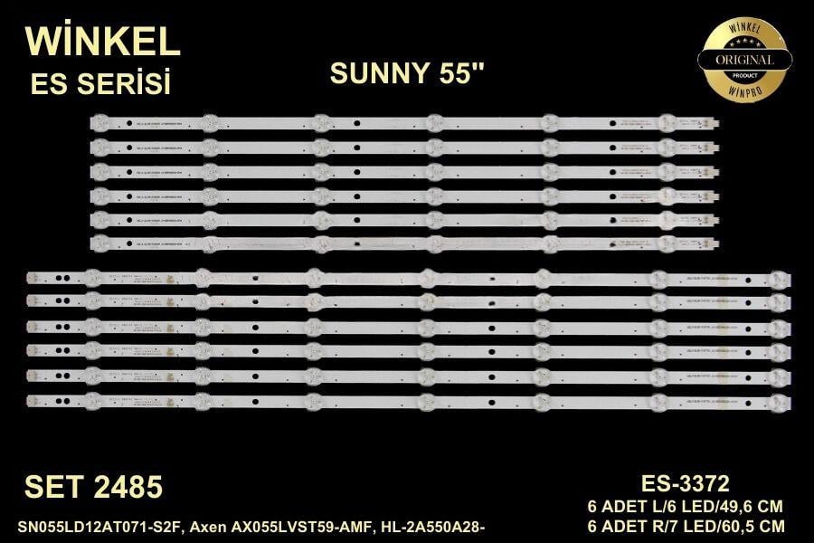 Sunny, SN055LD12AT071-S2F, Axen, AXEN AX055LVST59-AMF,ES-3372