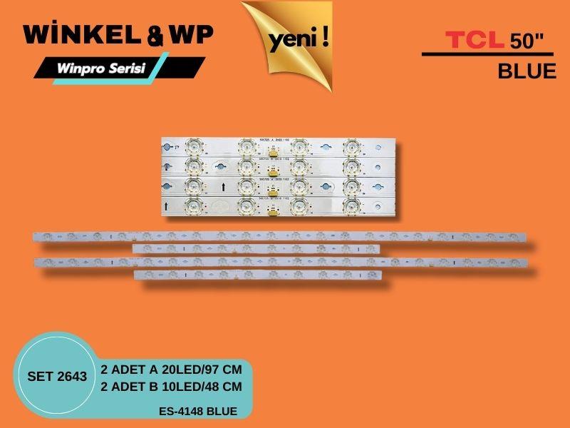 TCL 50C725, LED BAR, 50C721, 50C725 A 2X20 1102, 50C725 B 2X10 1102, LVU500NDEL HS9W15 V1 , LVU500NDELHS9W15V1,ES-4148 BLUE ES 4148 BLUE,