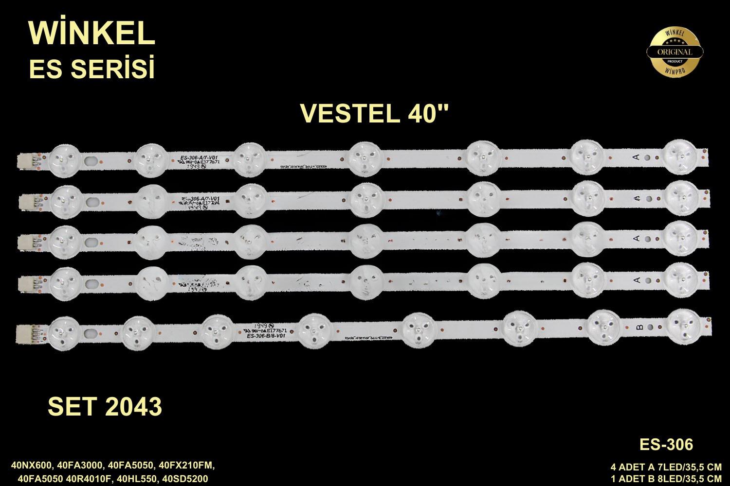 VESTEL 40NX600, 40FA3000, 40FA5050, 40FX210FM, 40FA5050 40R4010F, 40HL550, 40SD5200, 40NX590, 40SD5000, 40SD6100, 39FX410F, 39R6012 40FA3000-40R2010 40FA5050 40SD6100 40R4012F 40NX600 (35,5 CM) 40DLED_B-TYPE_2014.05.07_REV03 94 V-0 1505-40l600d VES400UNDS