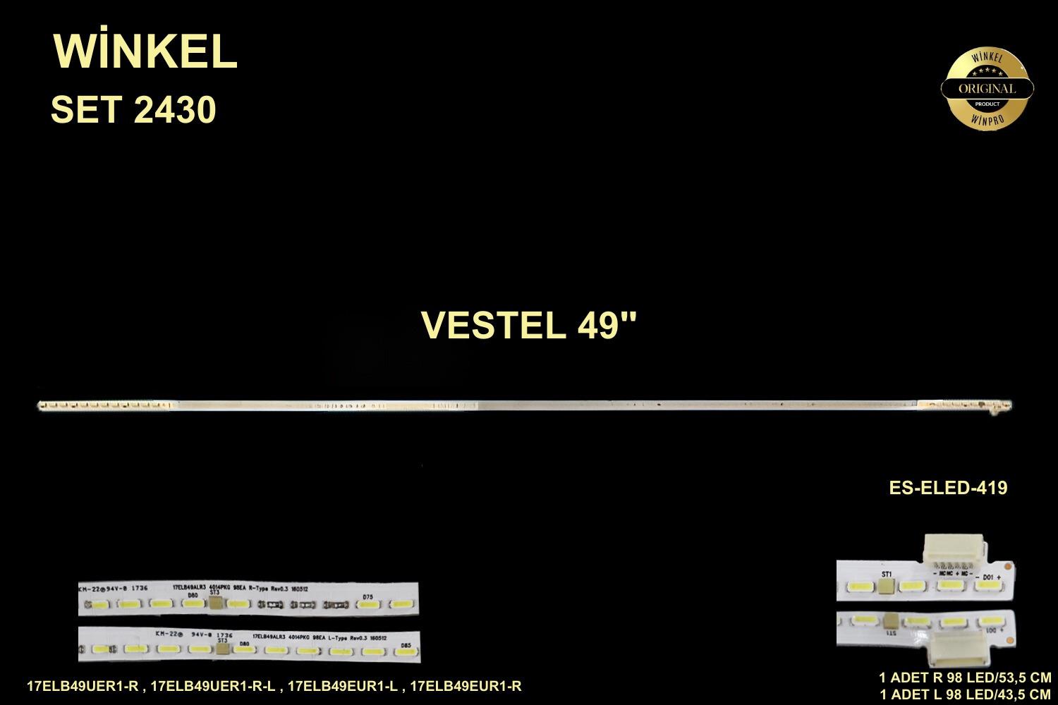 VESTEL 4KSMART 49UD9390 LED TV 17MB130S V10127889 VESTEL 4K SM. 49UD9590 LED TV 17MB230 V10126113 VESTEL 49UA9800 4K ANDROID TV 17MB170 V10127962 REGAL 49R8560UA SM.LED TV 17MB230 V10126464 VESTEL 49UN9900 49