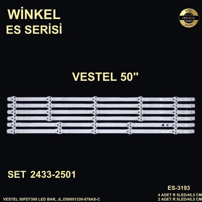 VESTEL 50FD7300 LED BAR, JL.D50051330-078AS-C , JL.D50051330-078HS-C LED BAR, 30097087 , 30097086 , VES500UNDC-2D-N12 10114226 10106269 VESTEL 50FD7300 LED BAR, JL.D50051330-078AS-C , JL.D50051330-078HS-C LED BAR, 30097087 , 30097086 , VES500UNDC-2D-N12 1