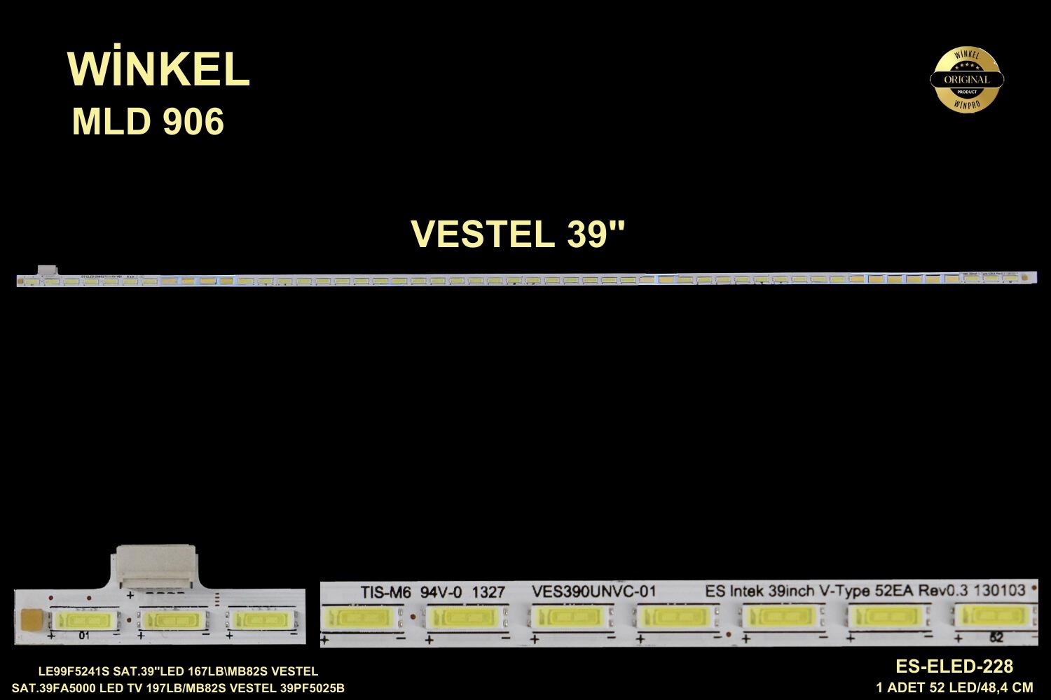 VESTEL 7020PKG EMC TYPE 52EA REV0.3 130103 VES390UNVC-01 39PF5065-39226 SEG 39226W 39