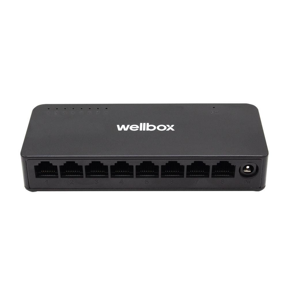 Wellbox Fast 8 KANAL 10-100 Mbps ETHERNET SWITCH