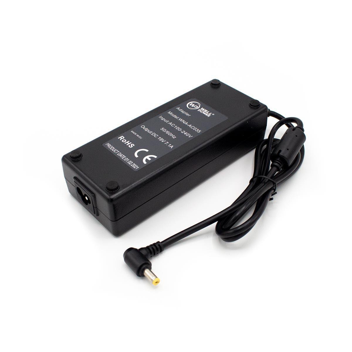 WellPower 19 Volt 7.1 Amper 5.5X1.7 Uçlu Acer Laptop Adaptörü