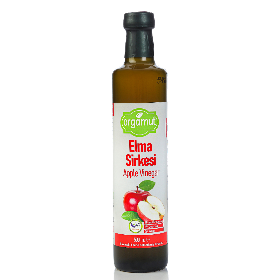 Orgamut Doğal Fermente Elma Sirkesi 500 ml.