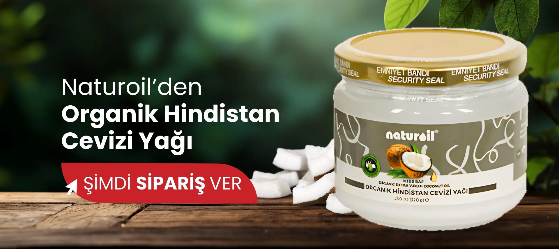 Naturoil Organik Hindistan Cevizi Yağı