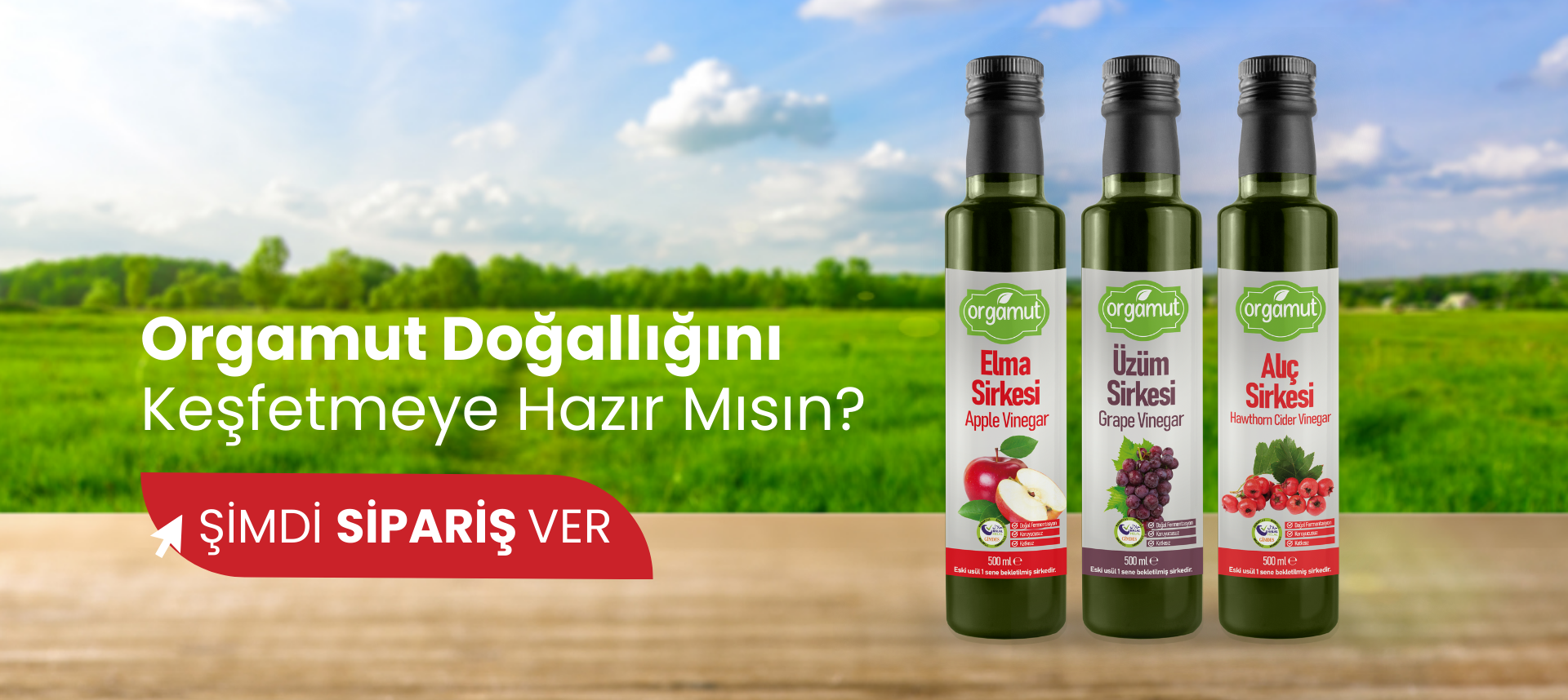 Orgamut Doğal Fermente Sirke Çeşitleri