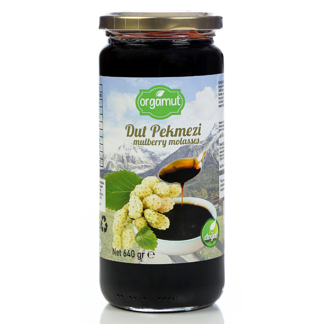 Orgamut Doğal Dut Pekmezi 640 gr.