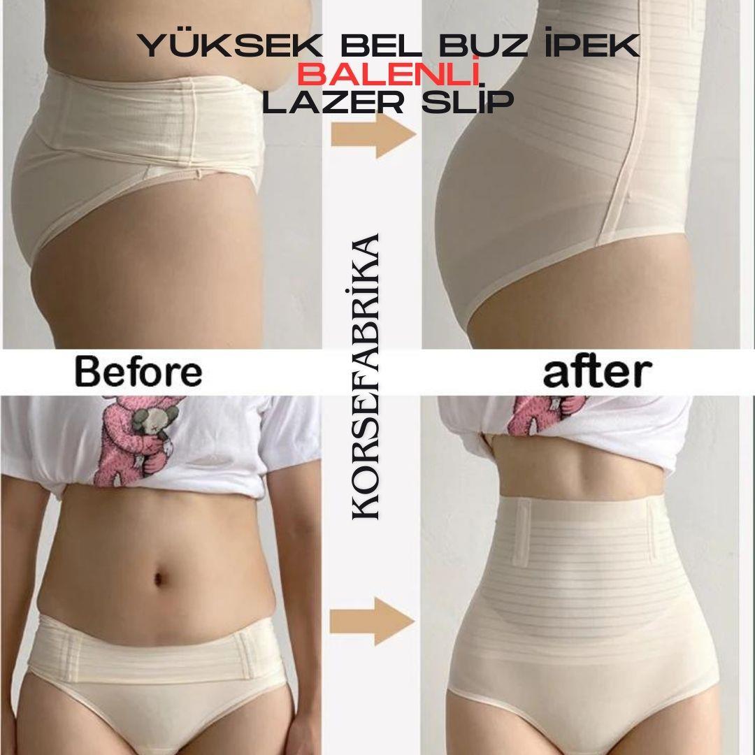 İKİLİ YÜKSEK BEL BALENLİ SLİP KORSE