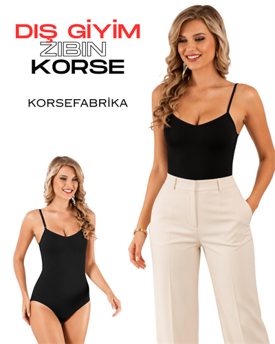 Dış Giyim Korsesi 💎 İnce Ayar Askılı 💎 Toparlayıcı Body Korse 💎 Elbise Ceket Altı Tasarımlı