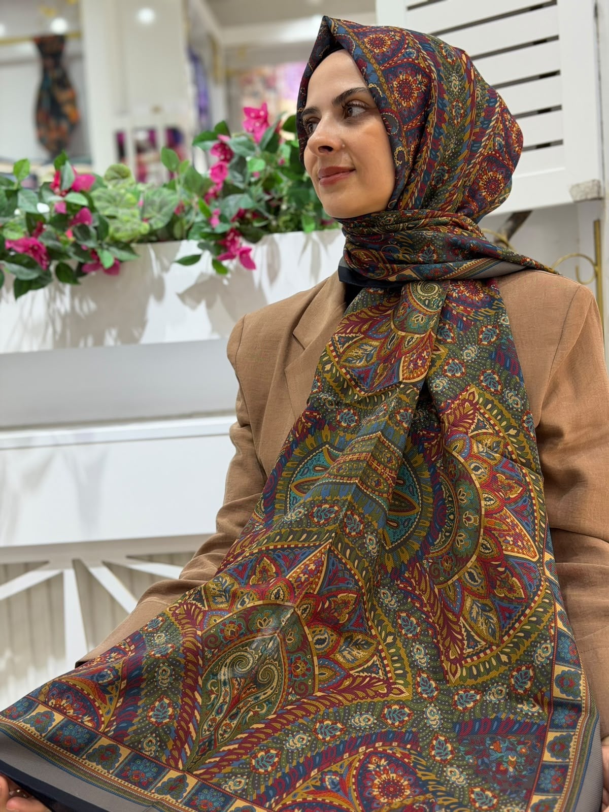 Armine Premium Desenli Şal 05