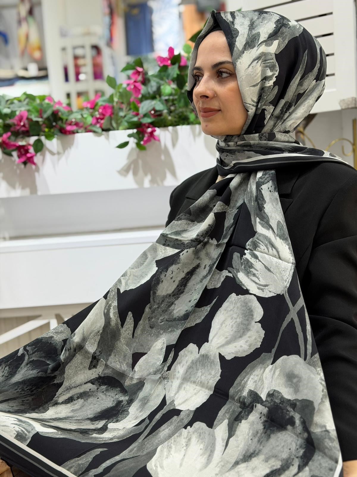 Armine Pure Floş Viskon Şal 08