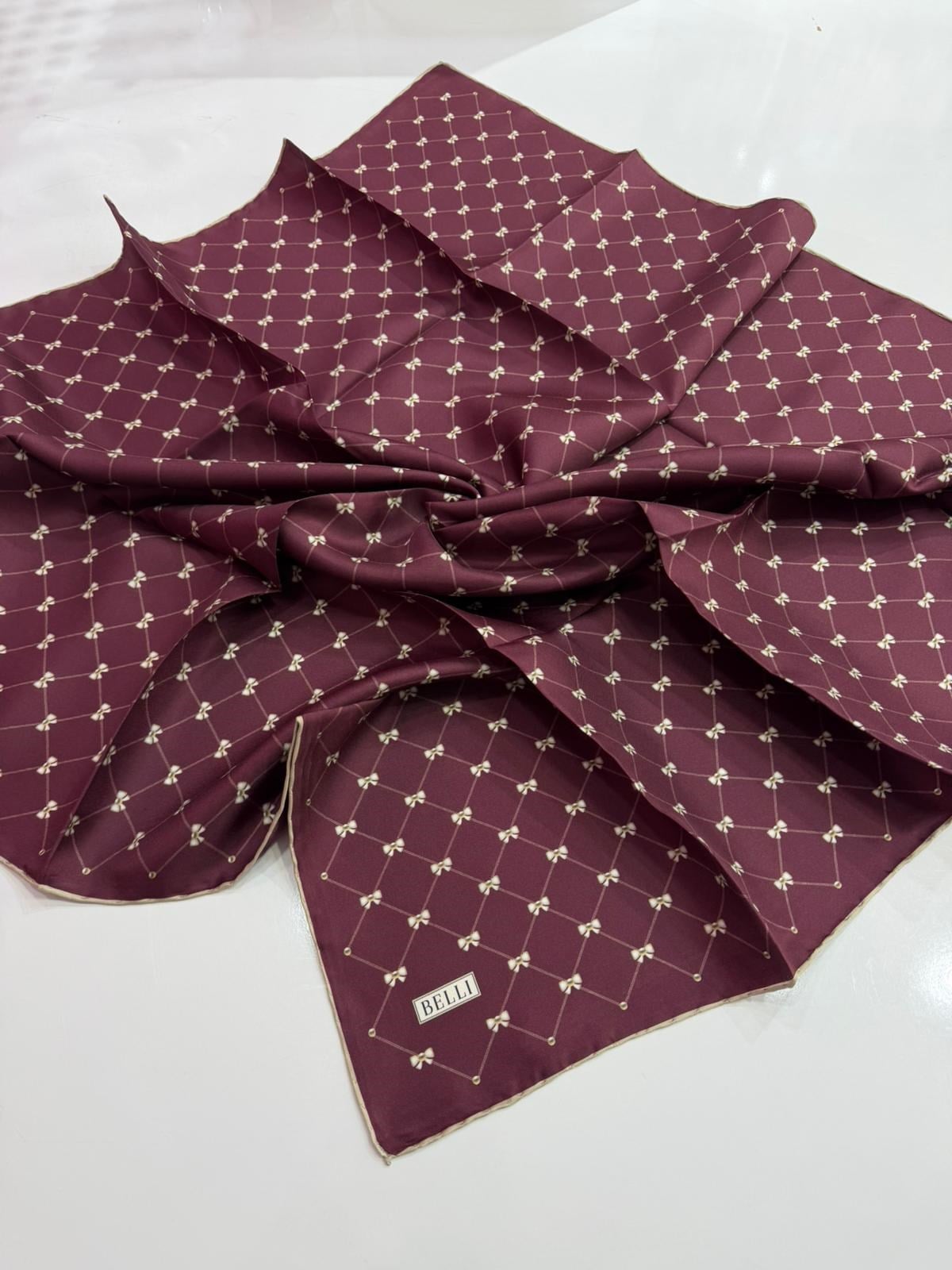 Belli Twill İpek Eşarp 03