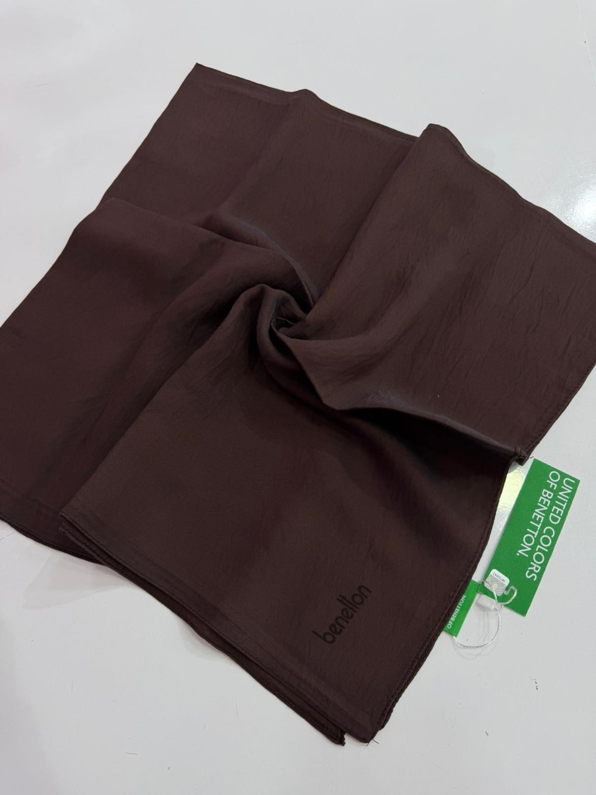 Benetton Viscon Eşarp Acı Kahve Rengi