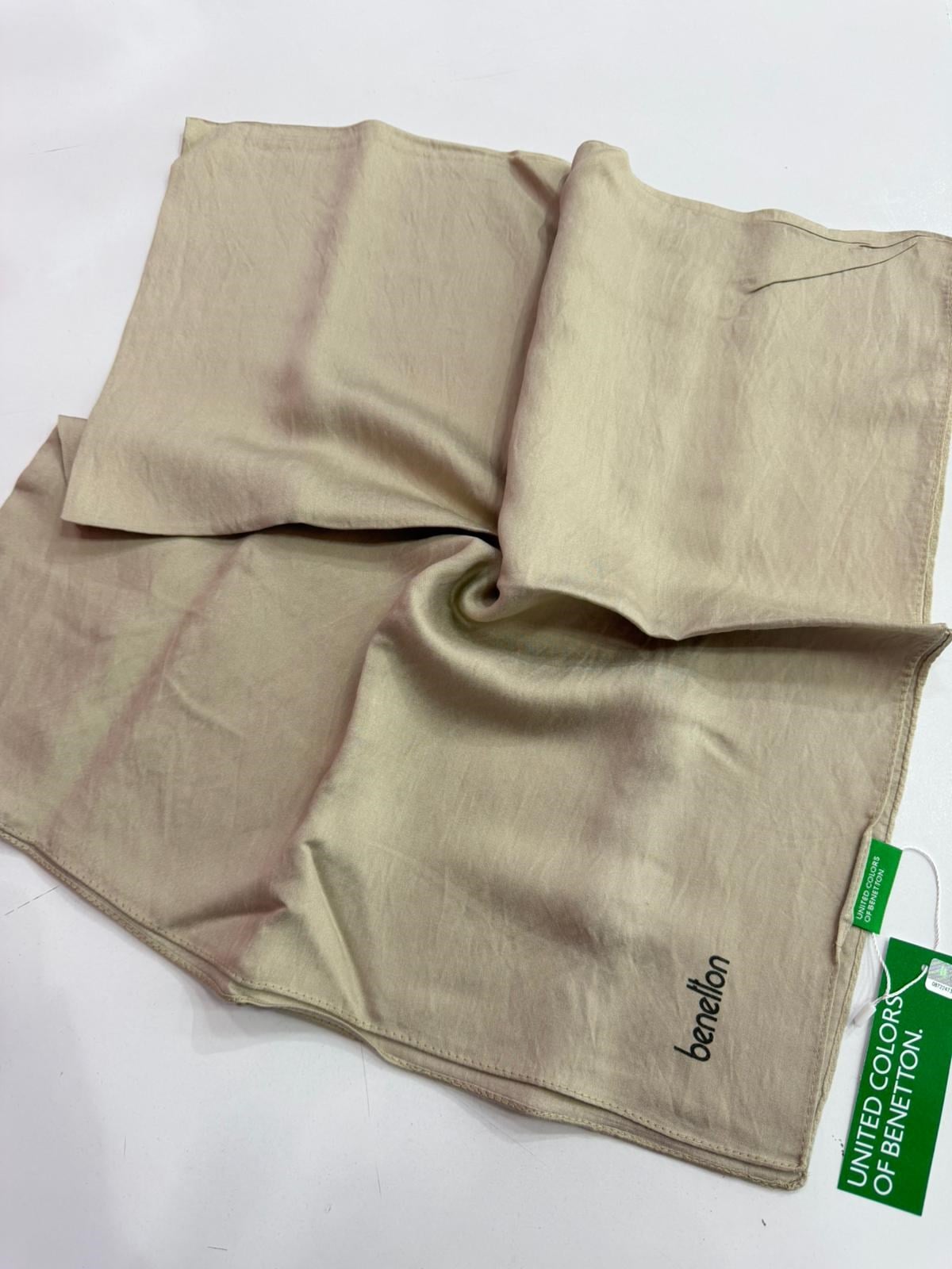 Benetton Viscon Eşarp Bej Rengi