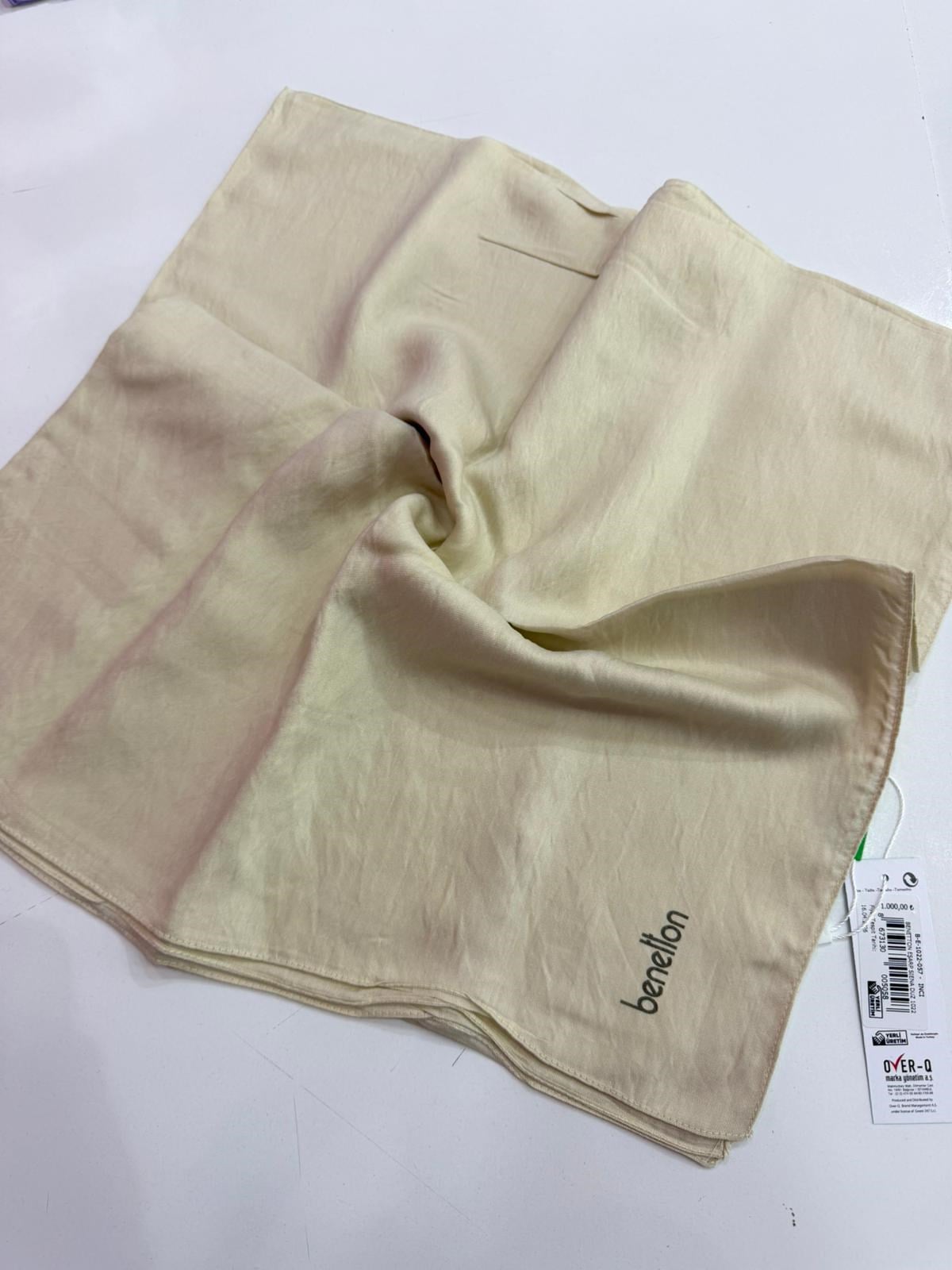 Benetton Viscon Eşarp İnci Rengi