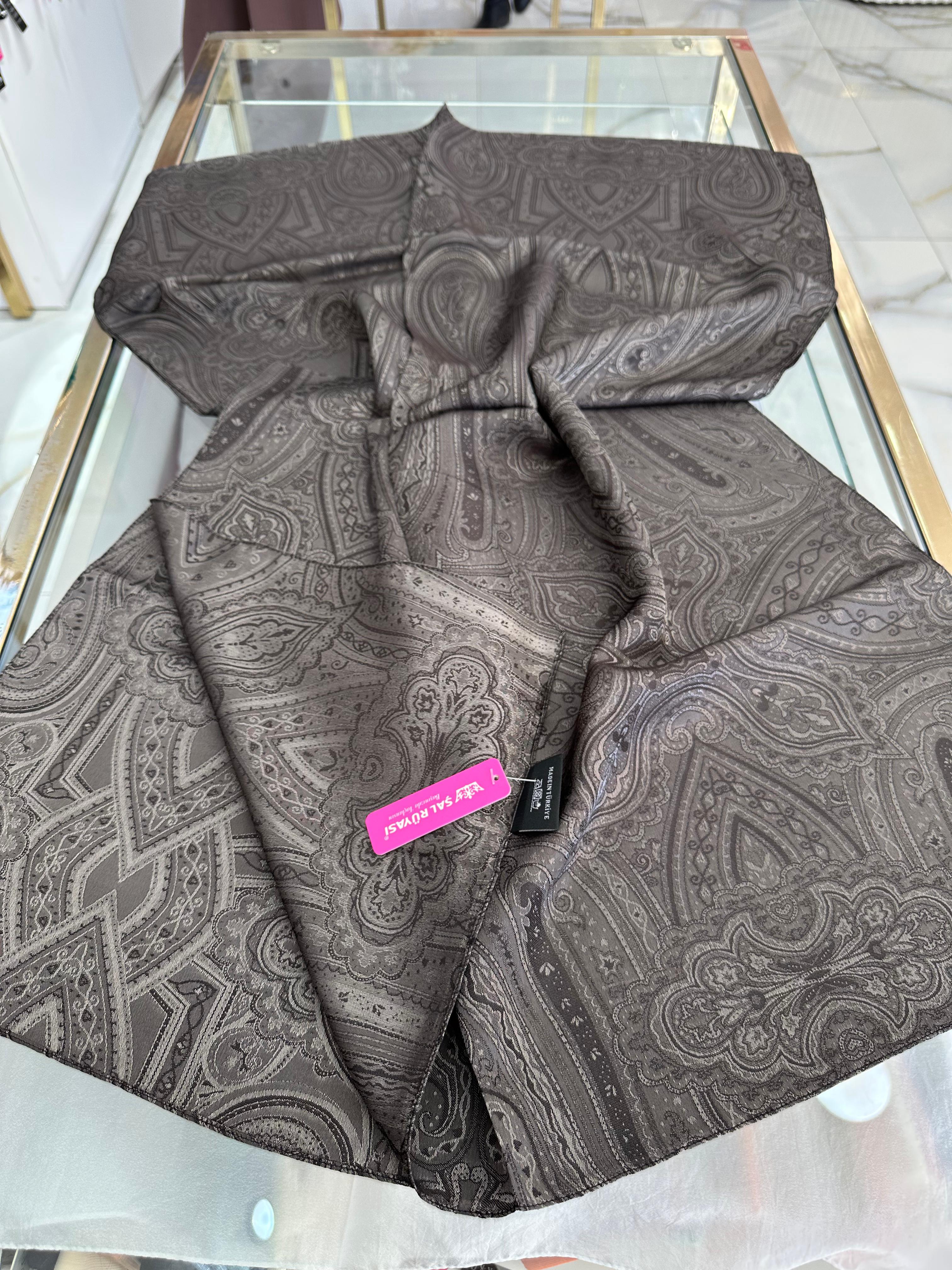 Deluxe Etnik Şal (Antrasit)