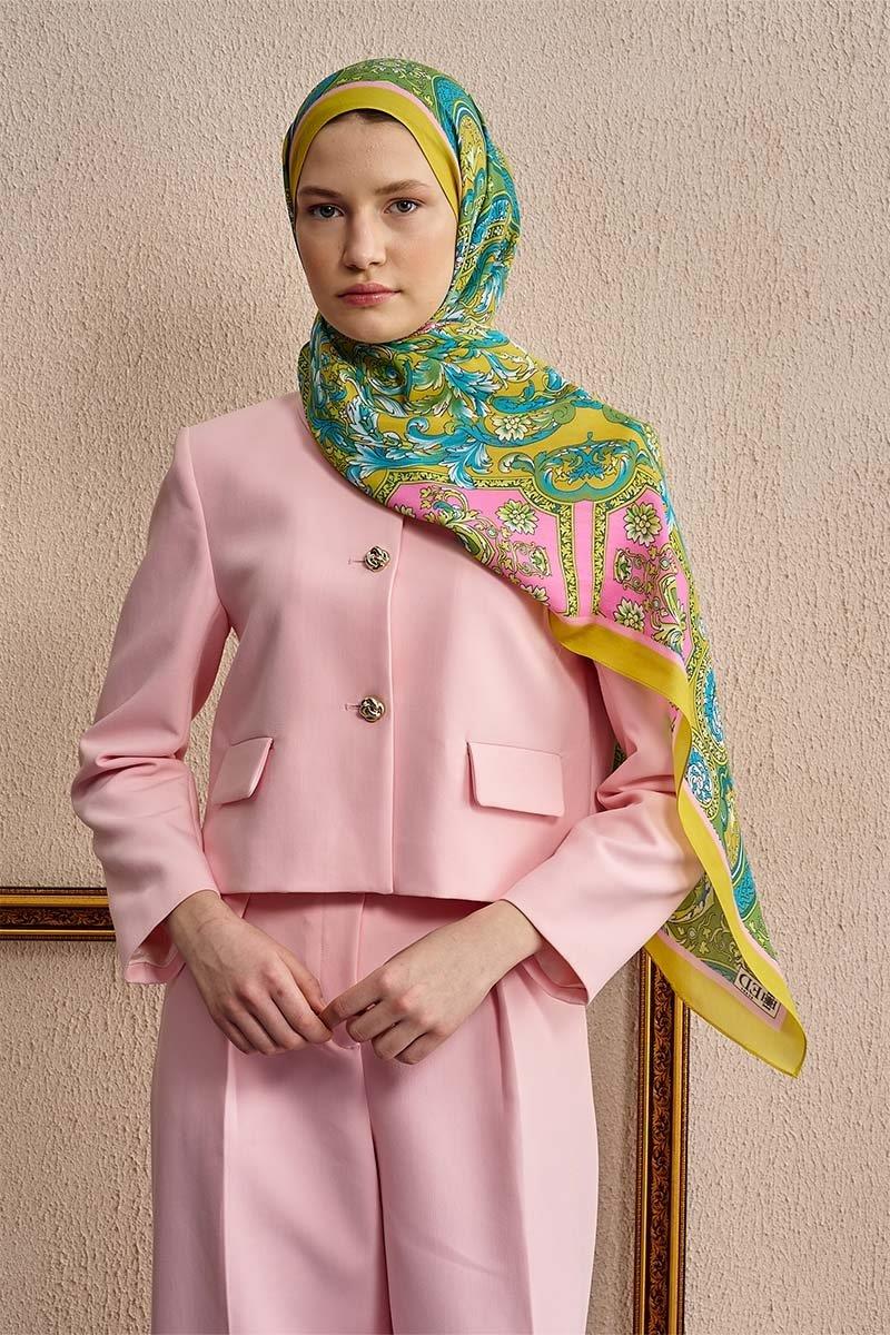 Ed Scarf Celebrity Celestial Şal Sarı Rengi