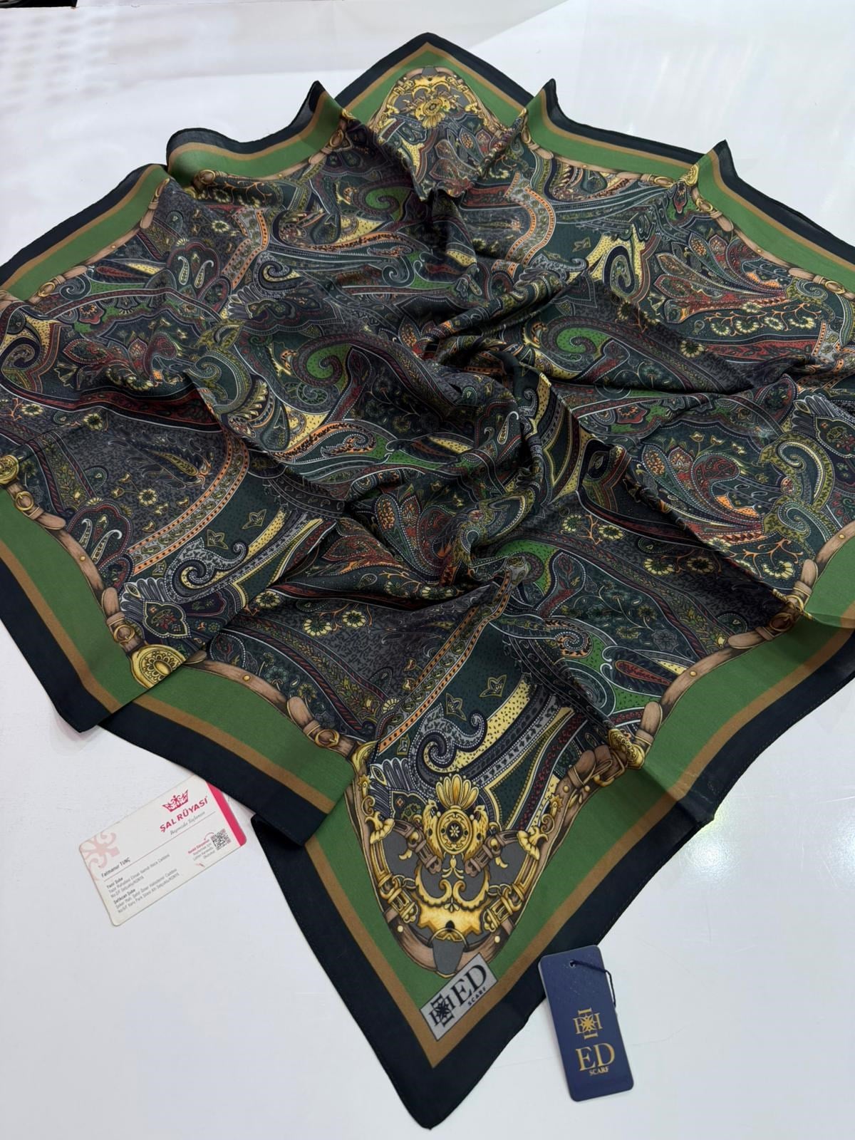 Ed Scarf Floş Viskon Eşarp 08
