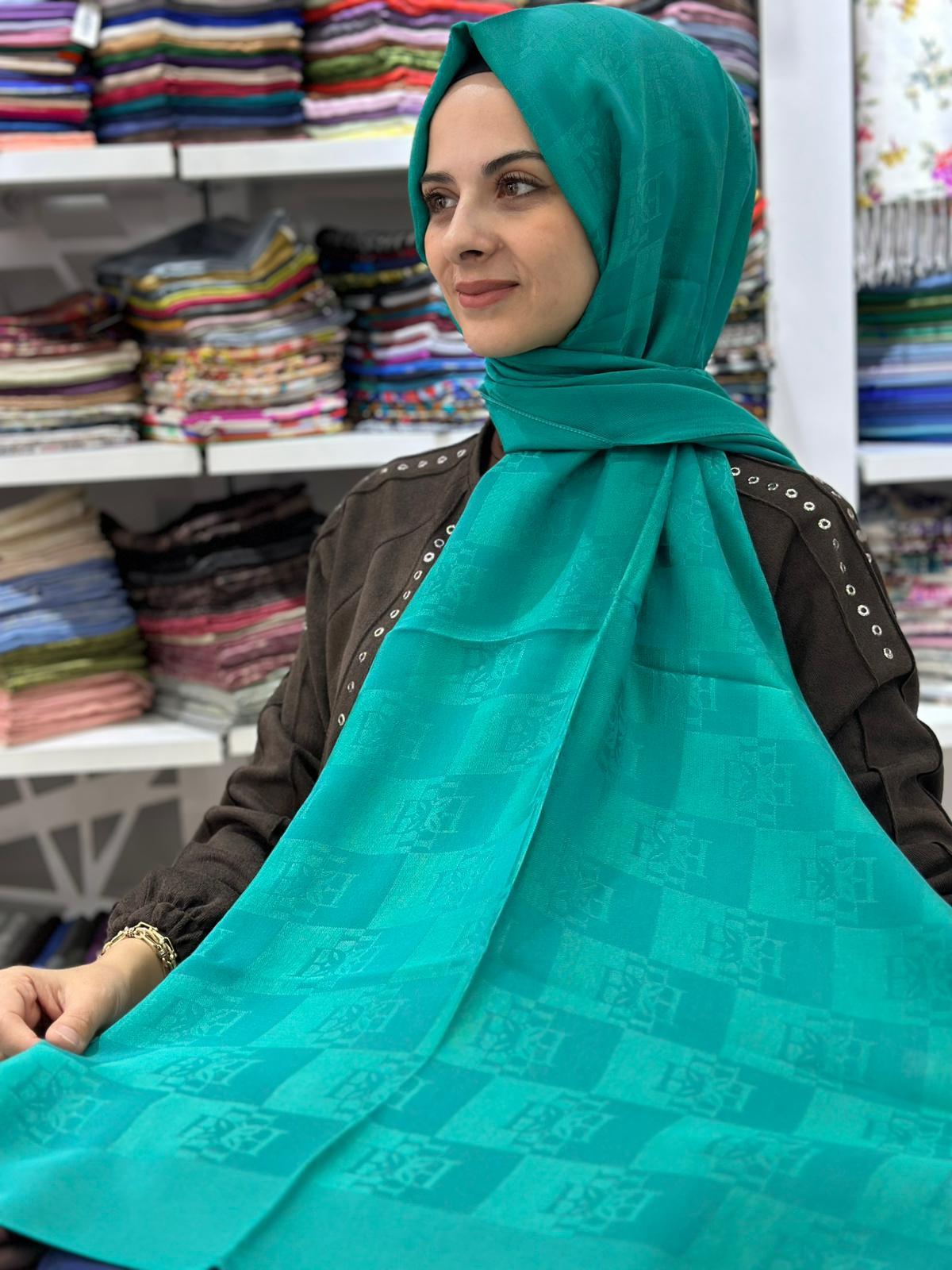 Ed Scarf Naia Pamuk Logo Şal 14