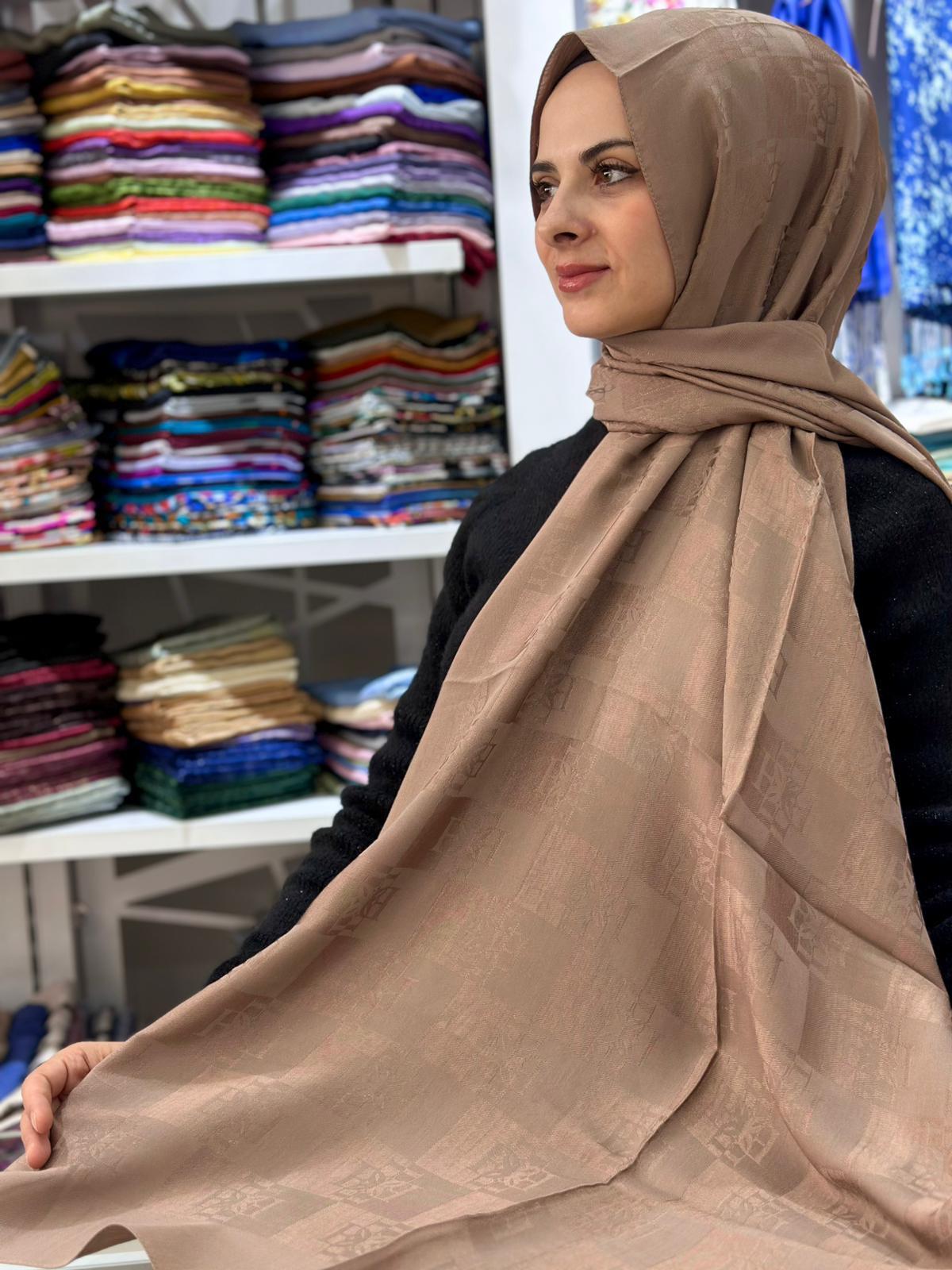 Ed Scarf Naia Pamuk Logo Şal 17