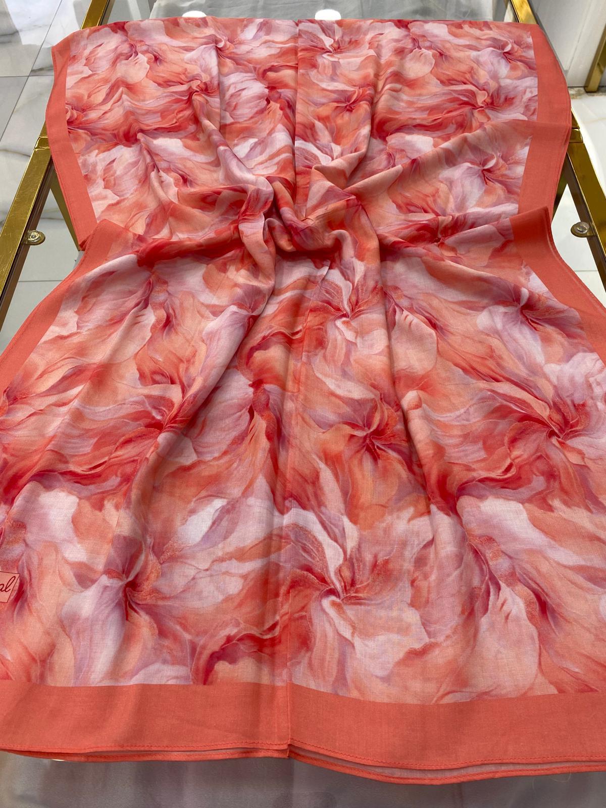 Emproyal %100 Cotton Organik Şal 02