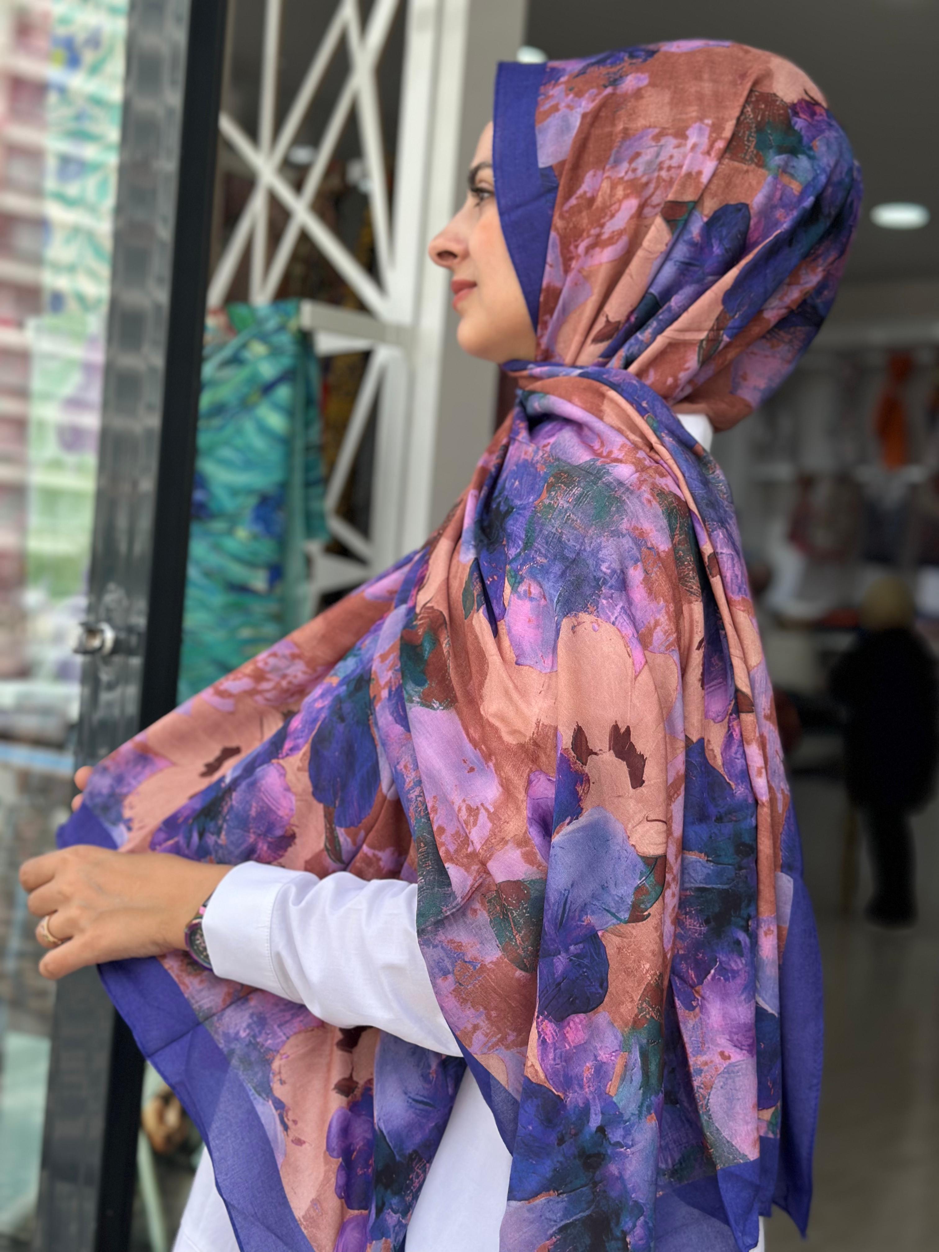 Emproyal Desenli %100 Cotton Şal 01