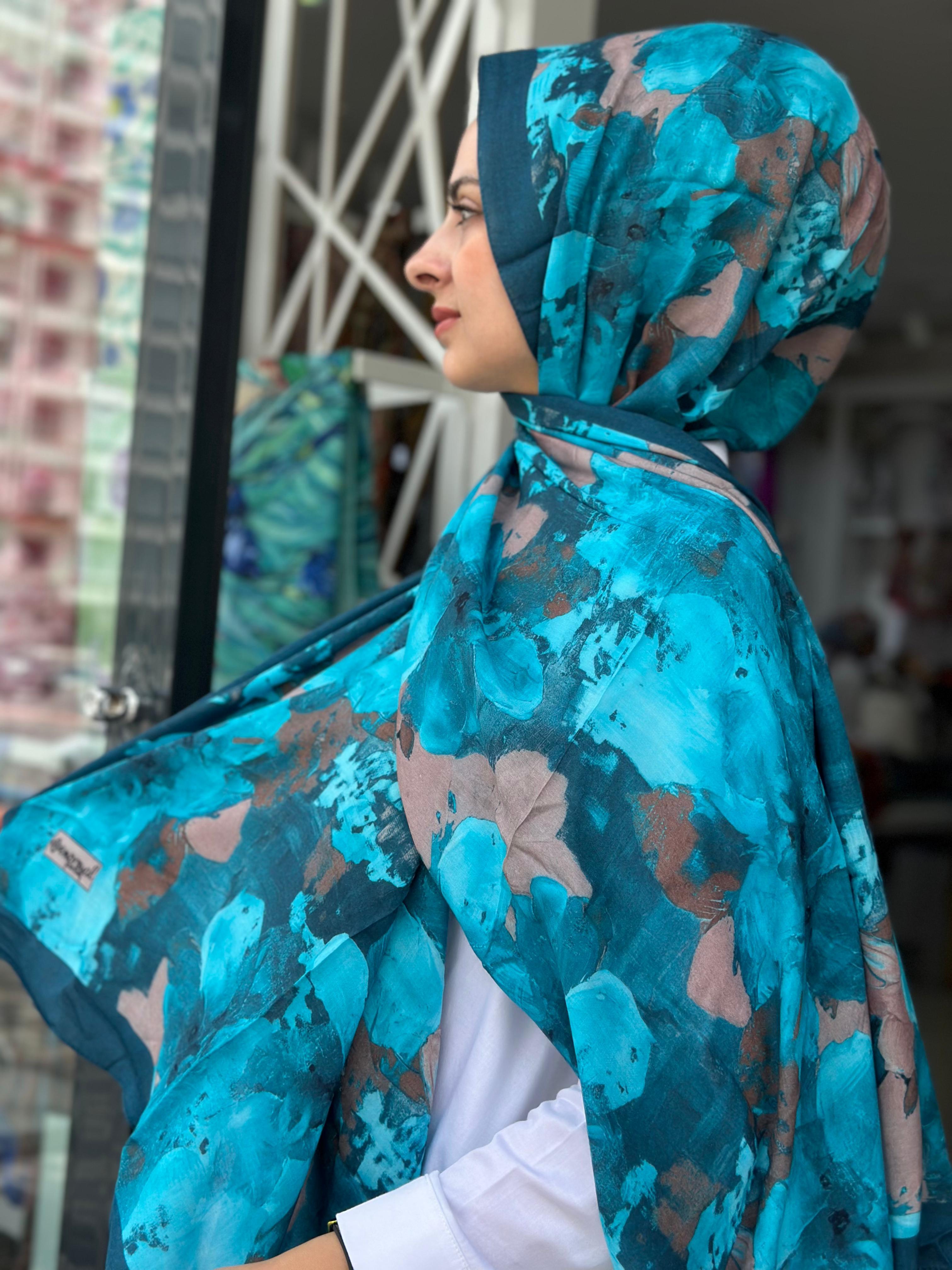 Emproyal Desenli %100 Cotton Şal 06