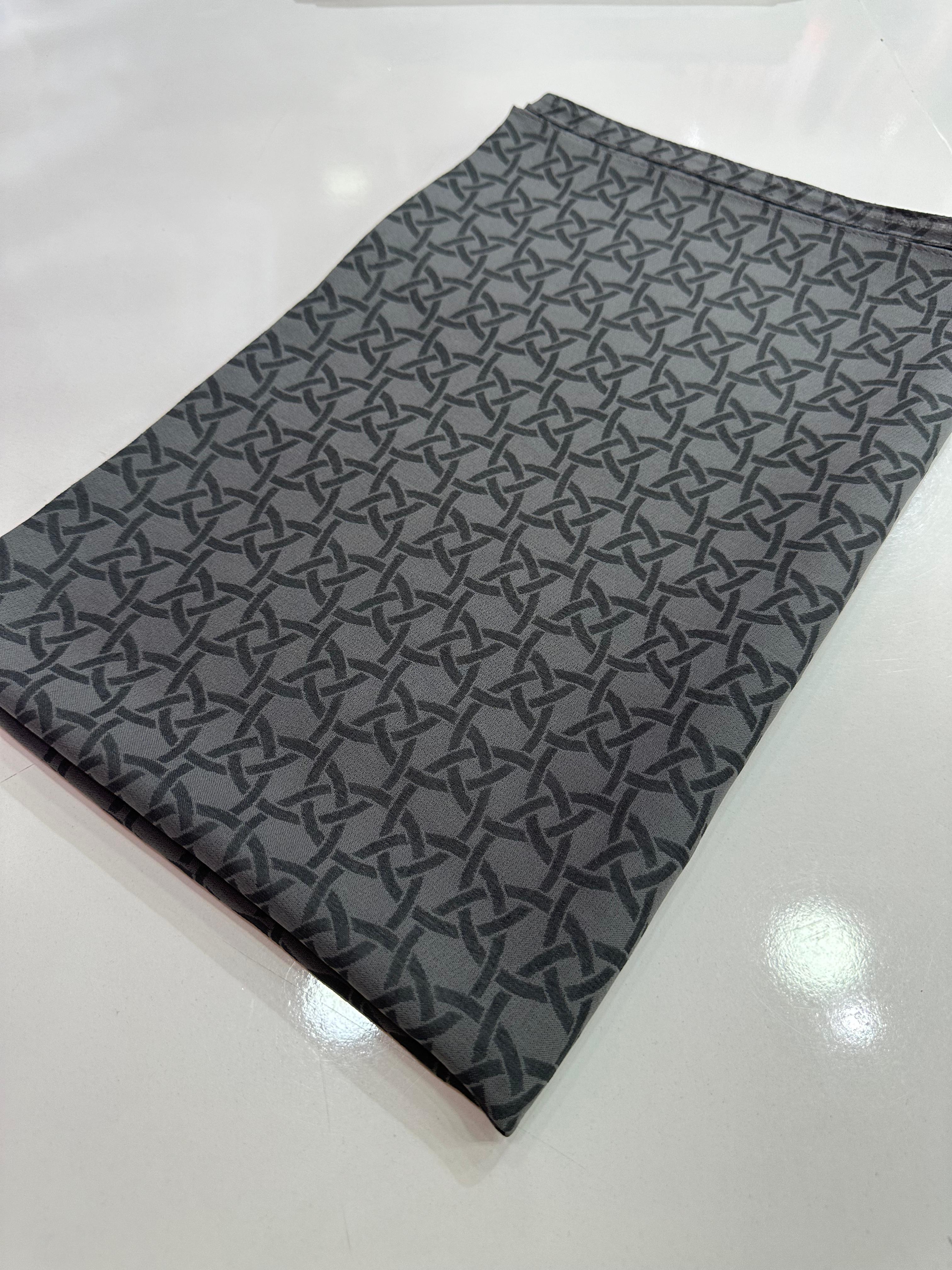 Geometrik Desen Şal (Antrasit)