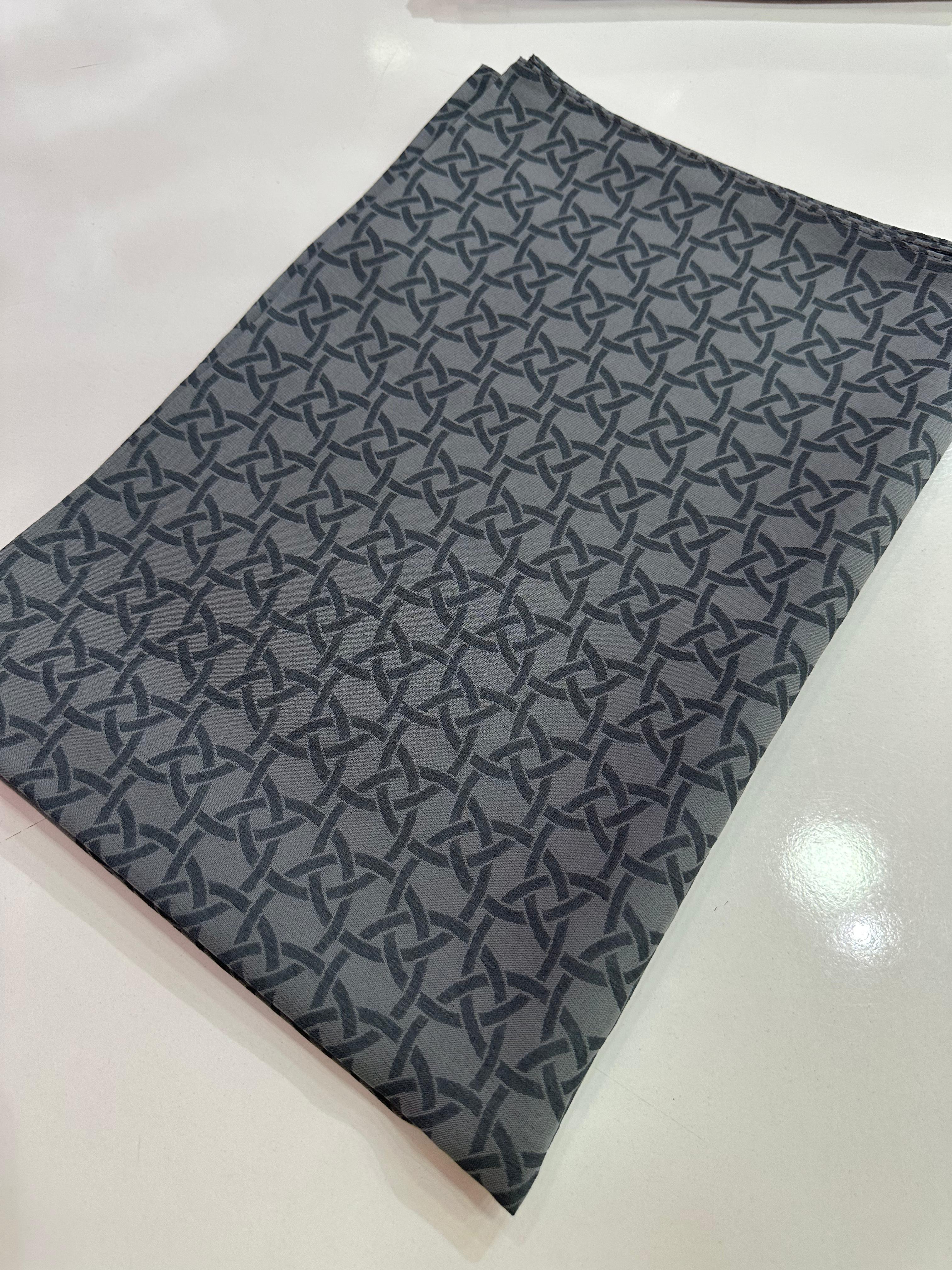 Geometrik Desen Şal (Gri)