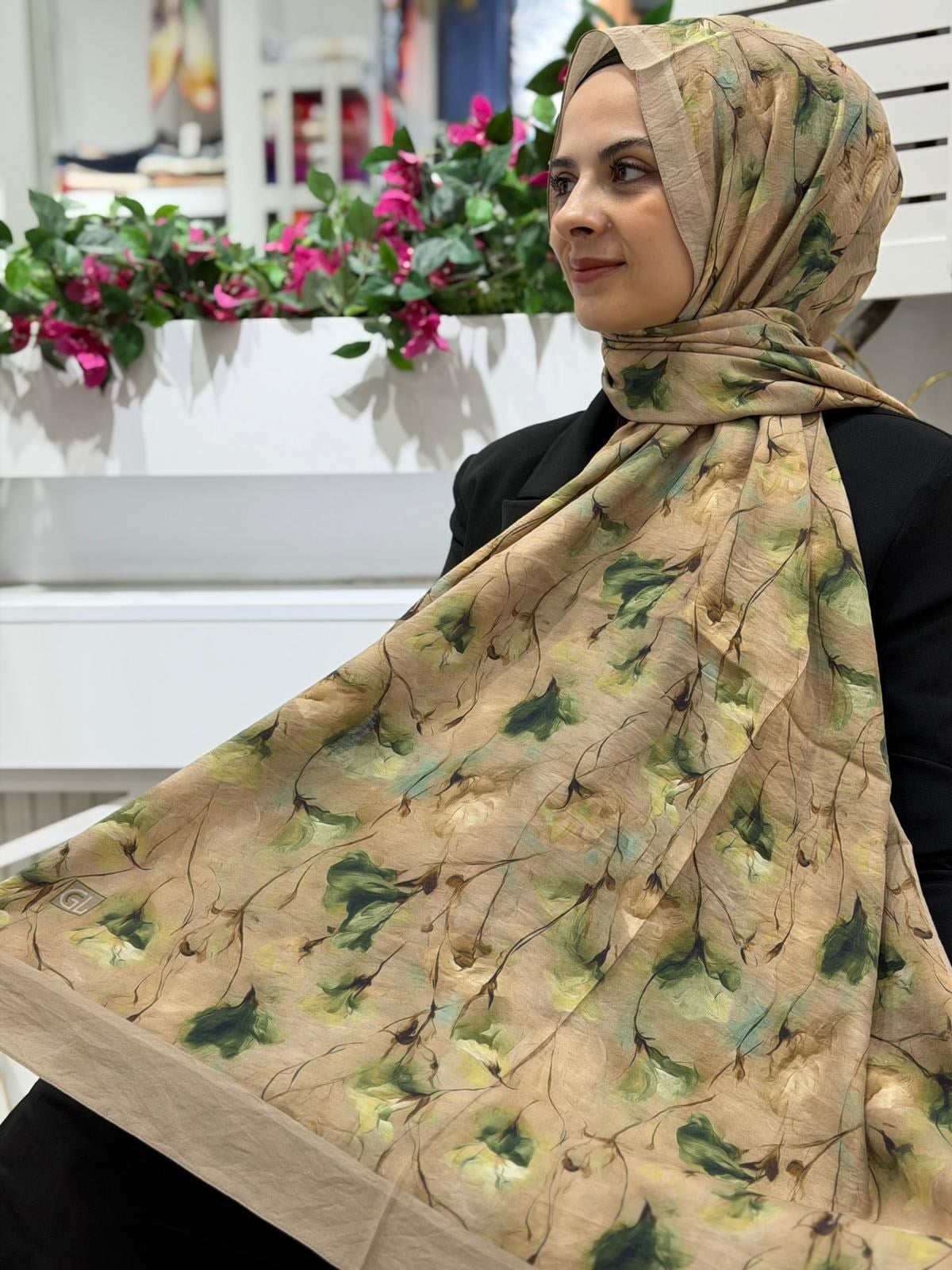 Glamouria Desenli Viskon Şal 11