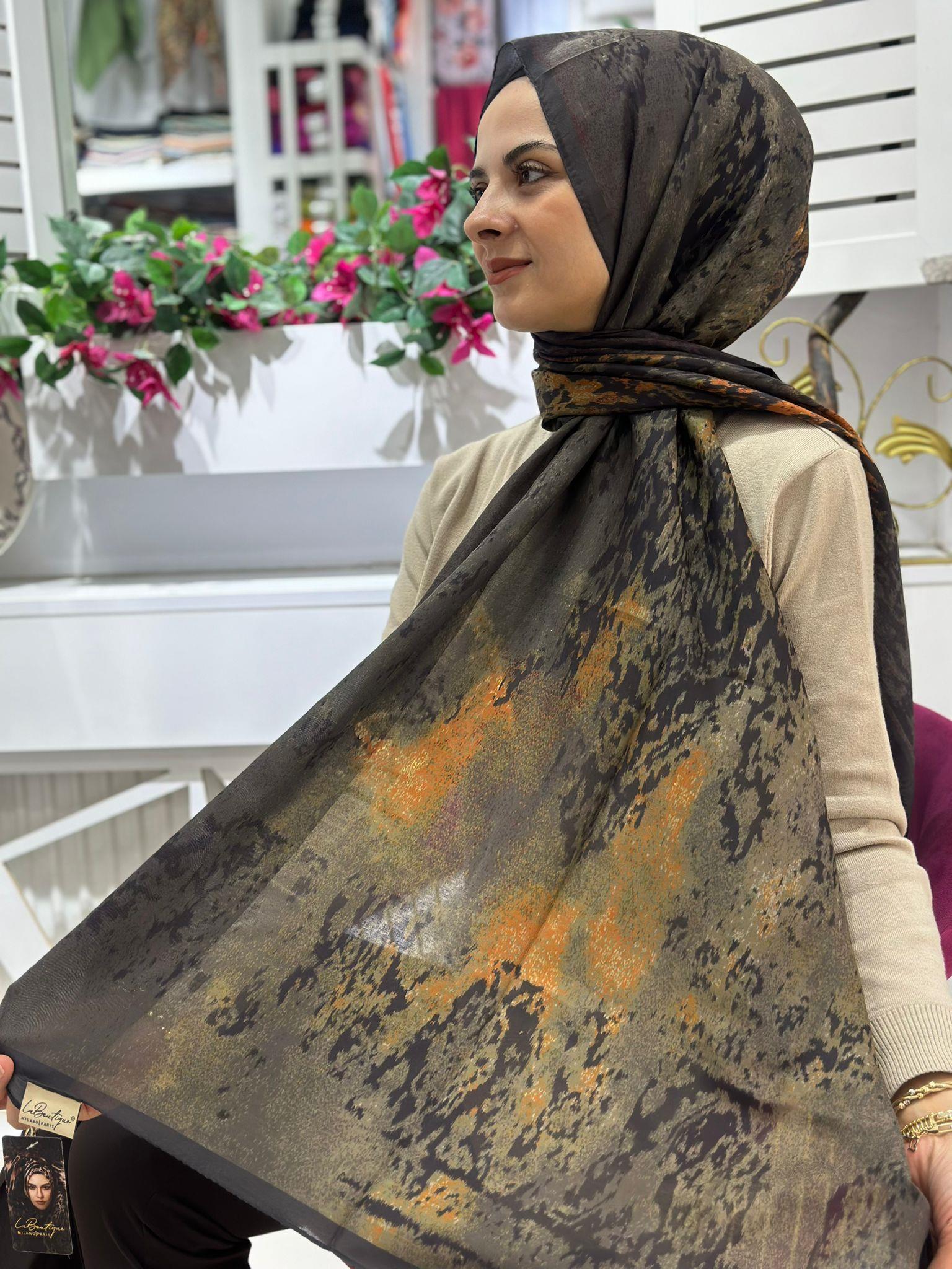 La Boutique Desenli Özel Seri Şal 210802