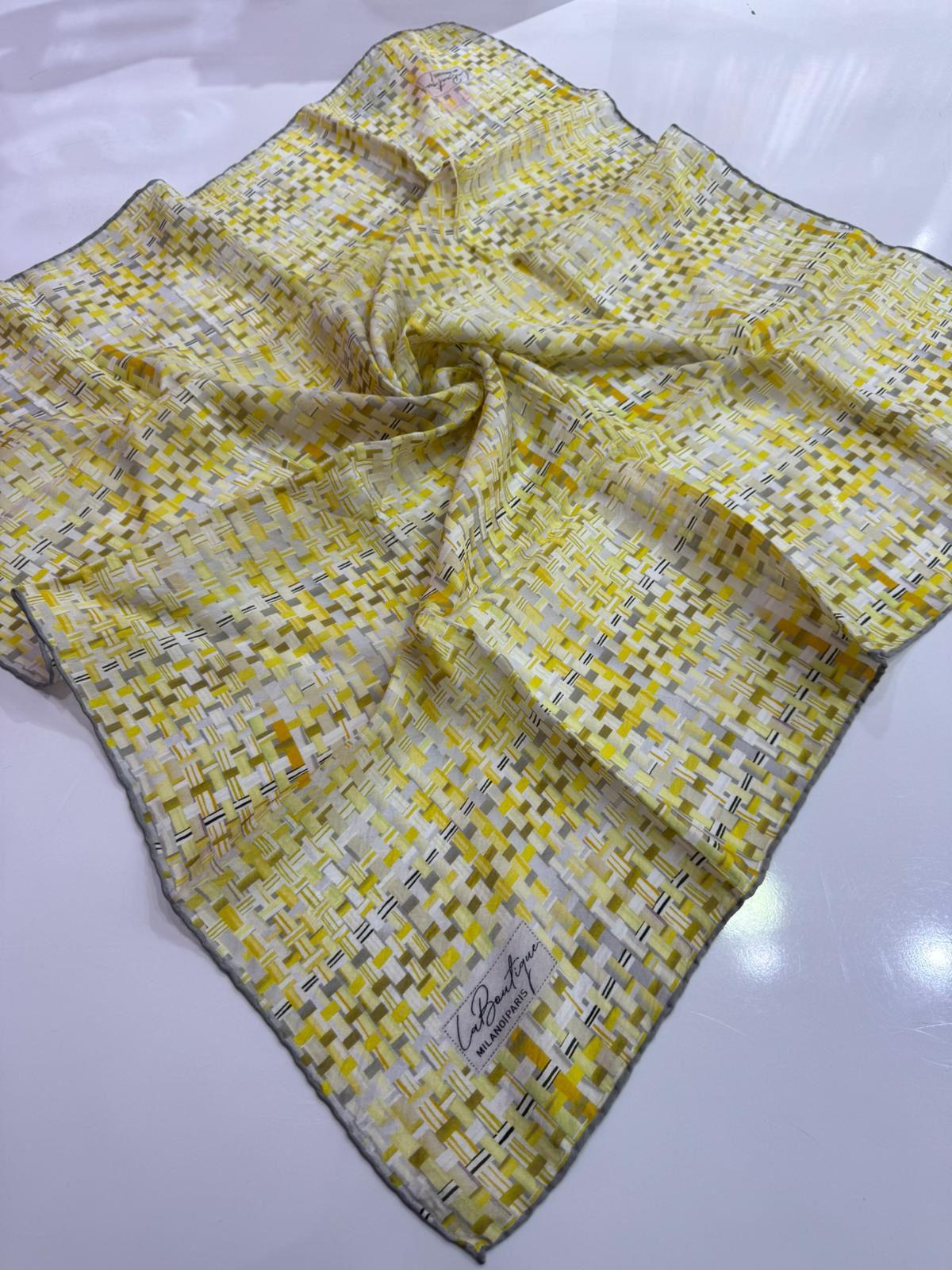 La Boutique Organik Desenli Eşarp 01