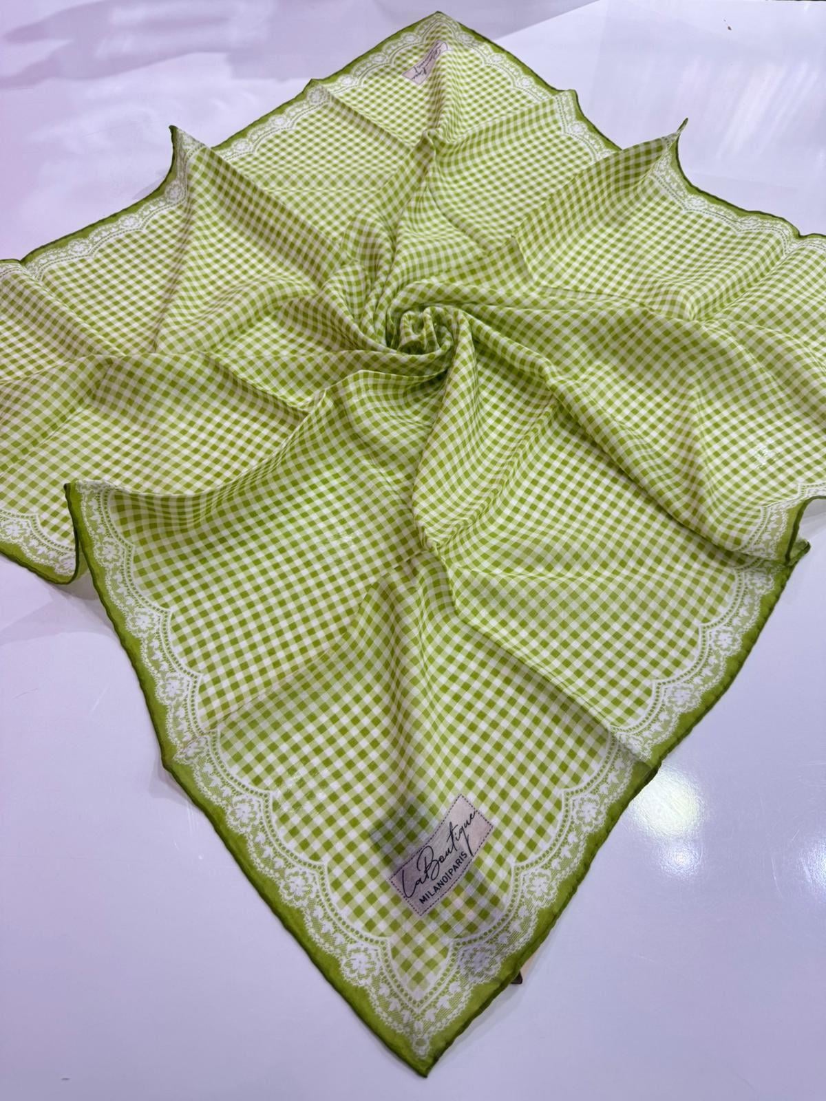 La Boutique Organik Desenli Eşarp 01