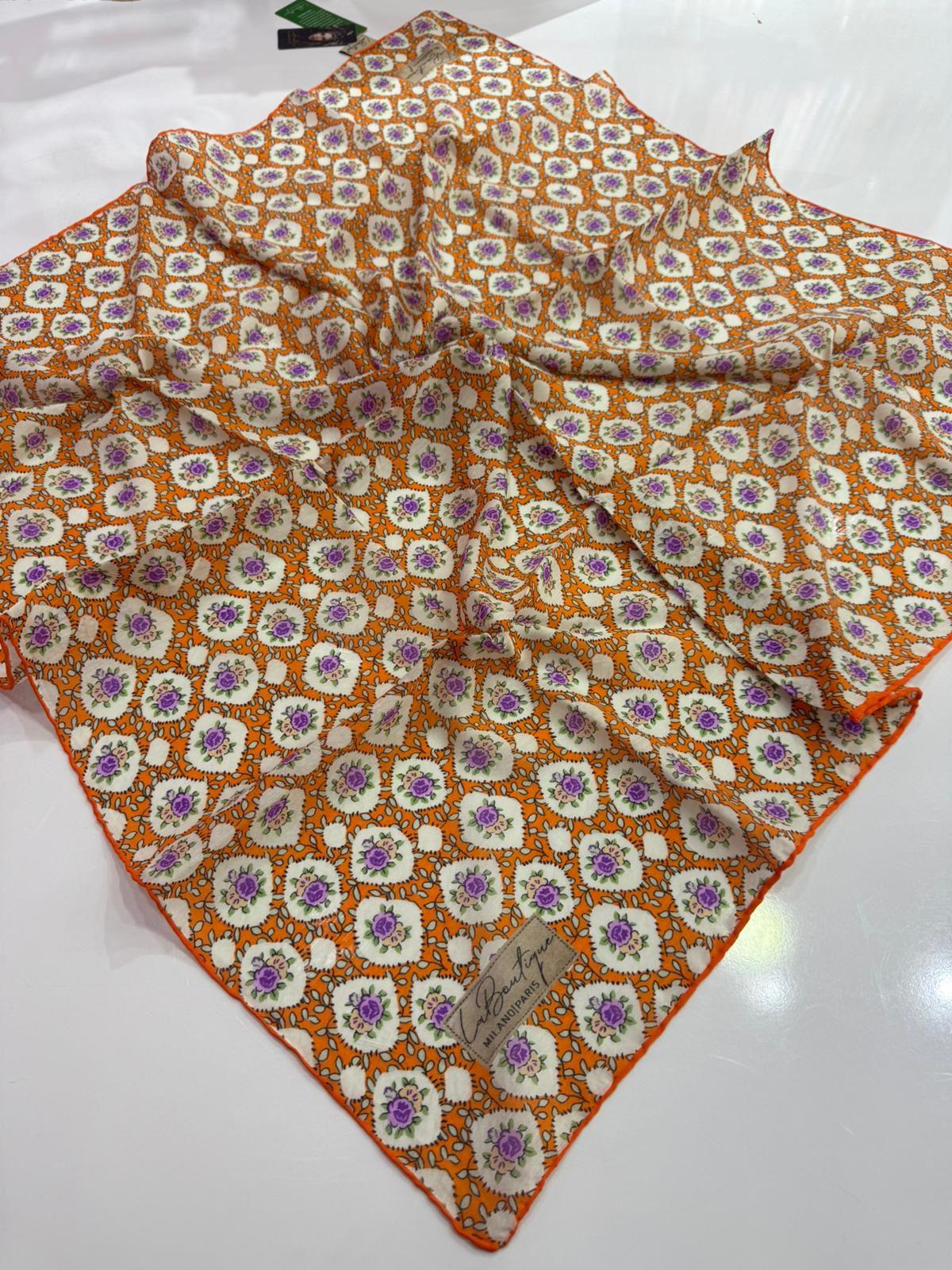 La Boutique Organik Desenli Eşarp 04