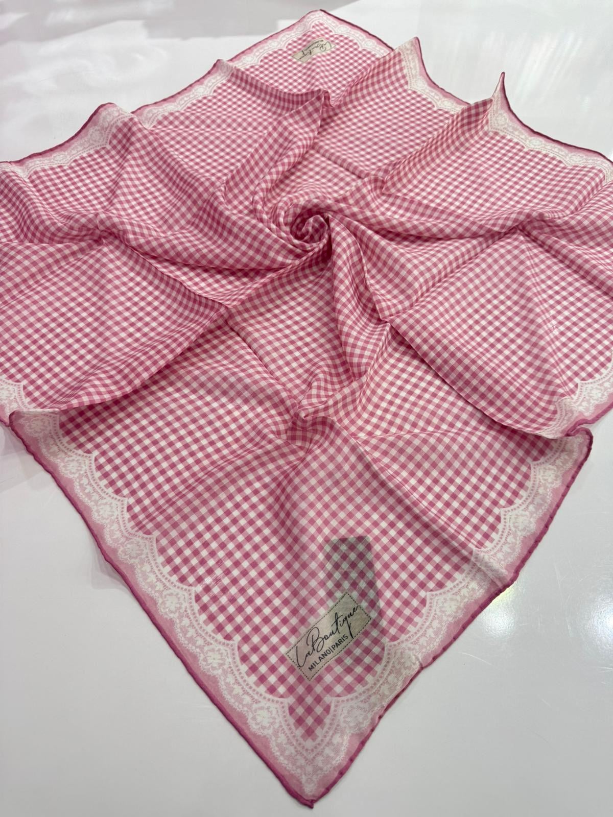La Boutique Organik Desenli Eşarp 05
