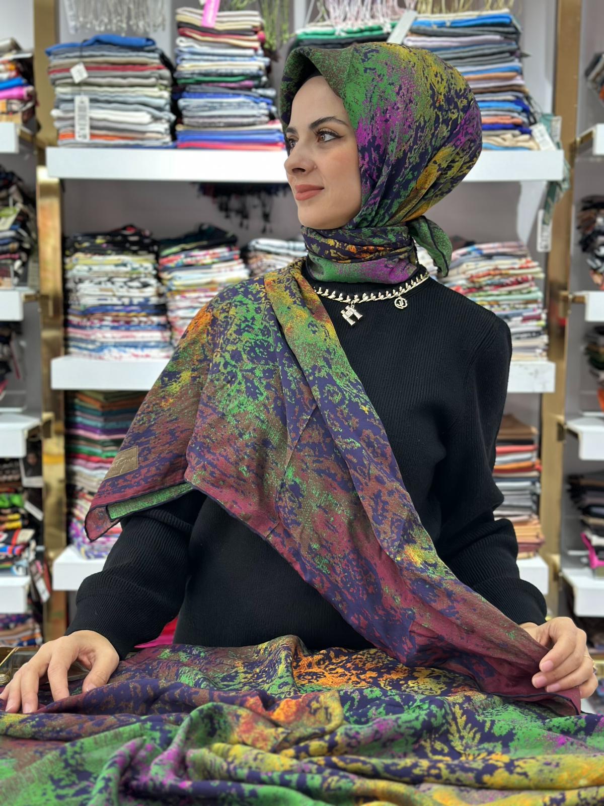 La Boutique Organik Desenli Eşarp 210808
