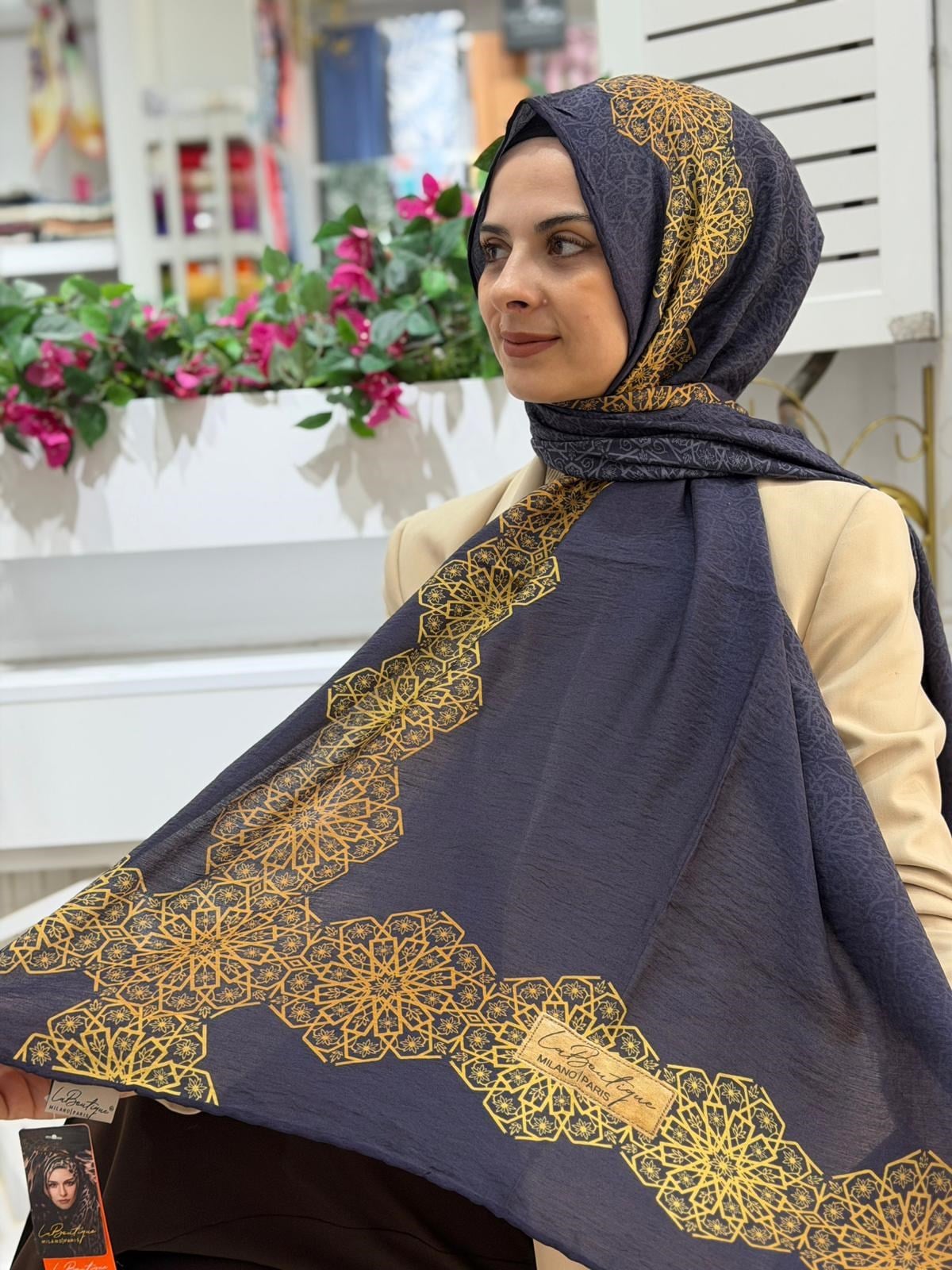 La Boutique Organik Yeni Sezon Şal 4403