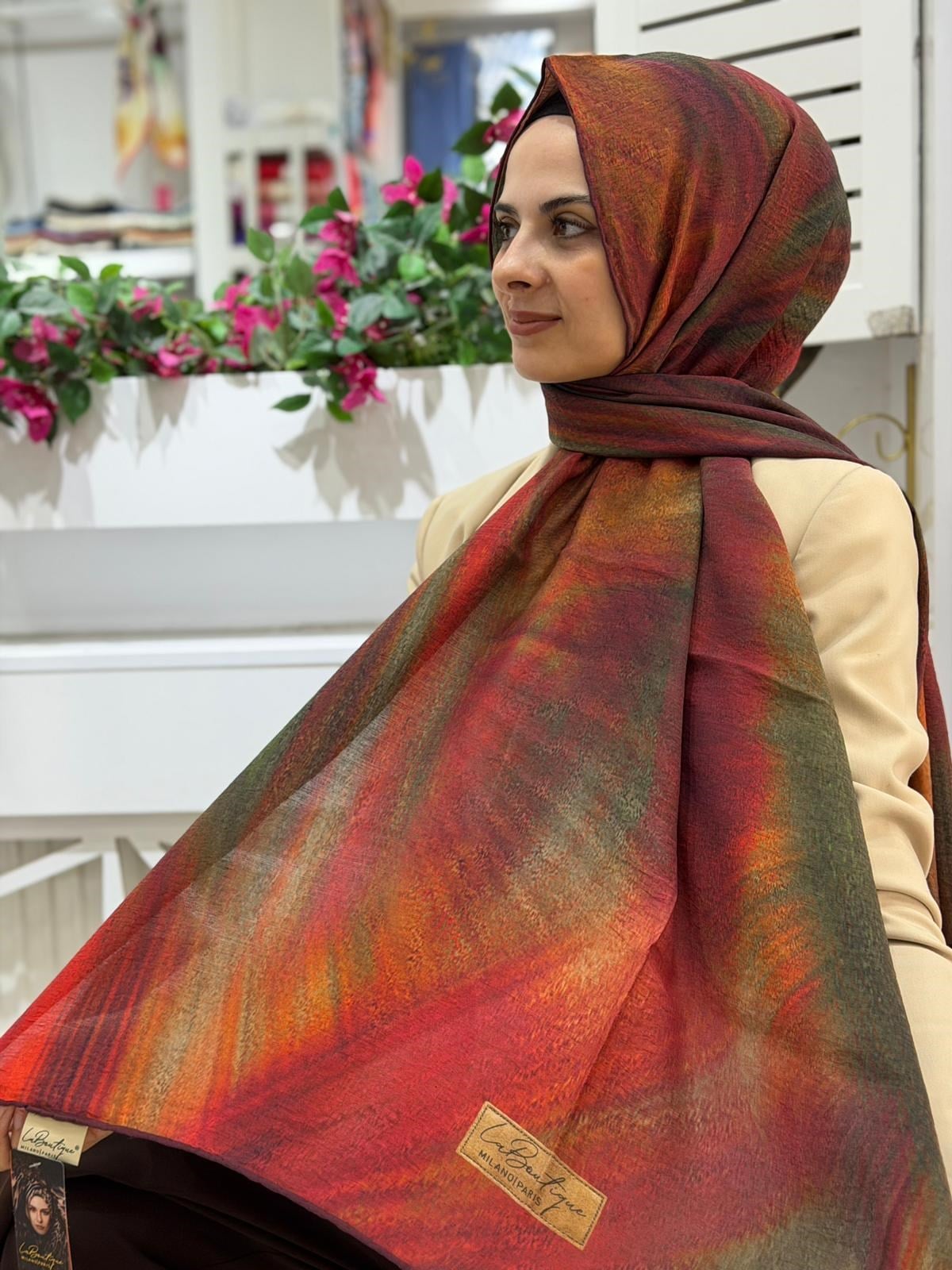 La Boutique Organik Yeni Sezon Şal 4602