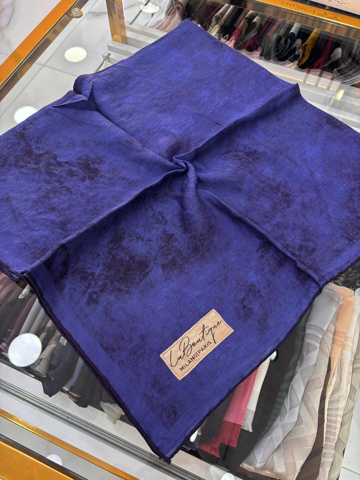 La Boutique Yeni Sezon Bulut Tek Renk Güz Yaz Serinliği Eşarp 4789
