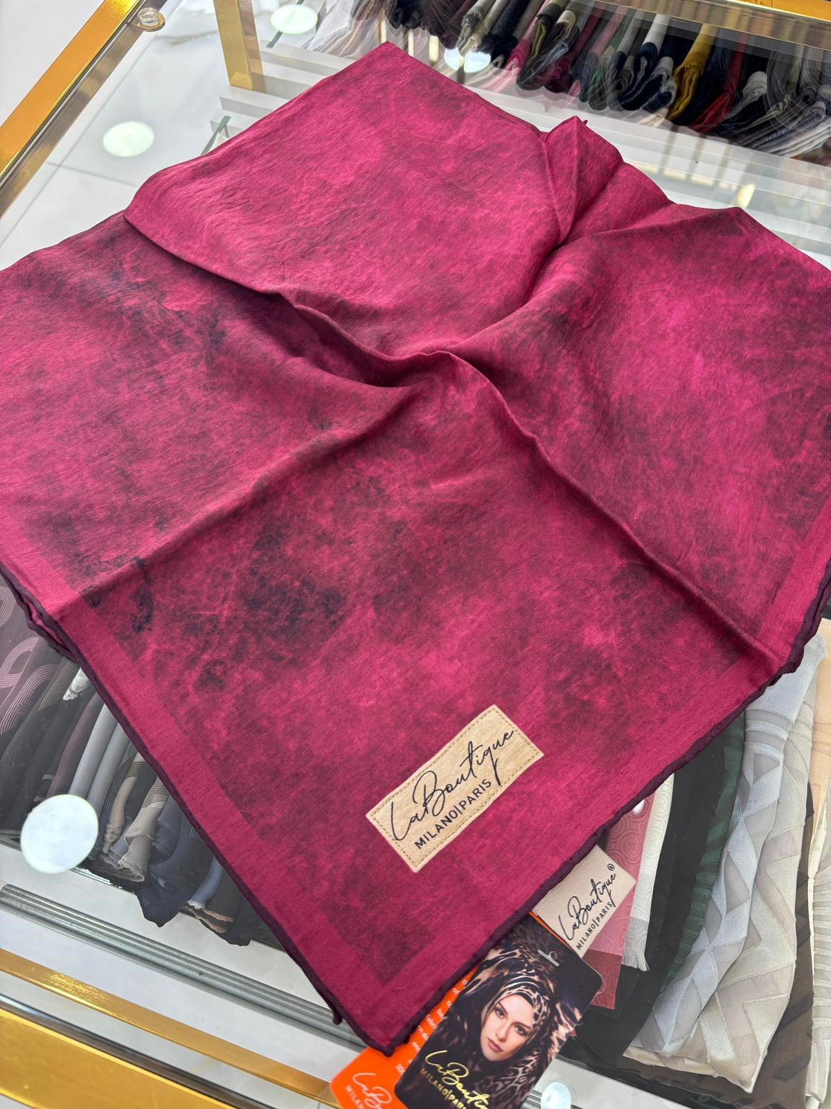 La Boutique Yeni Sezon Bulut Tek Renk Güz Yaz Serinliği Eşarp 7127
