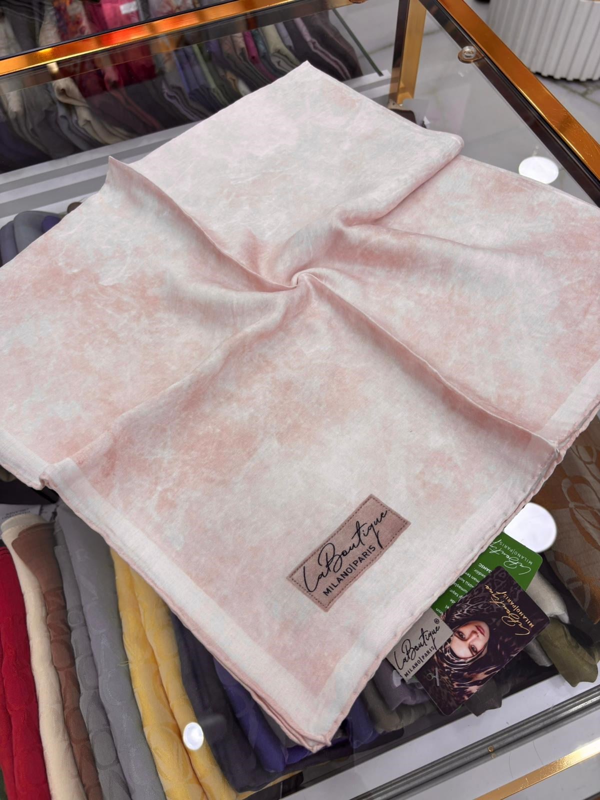 La Boutique Yeni Sezon Bulut Tek Renk Güz Yaz Serinliği Eşarp 7131