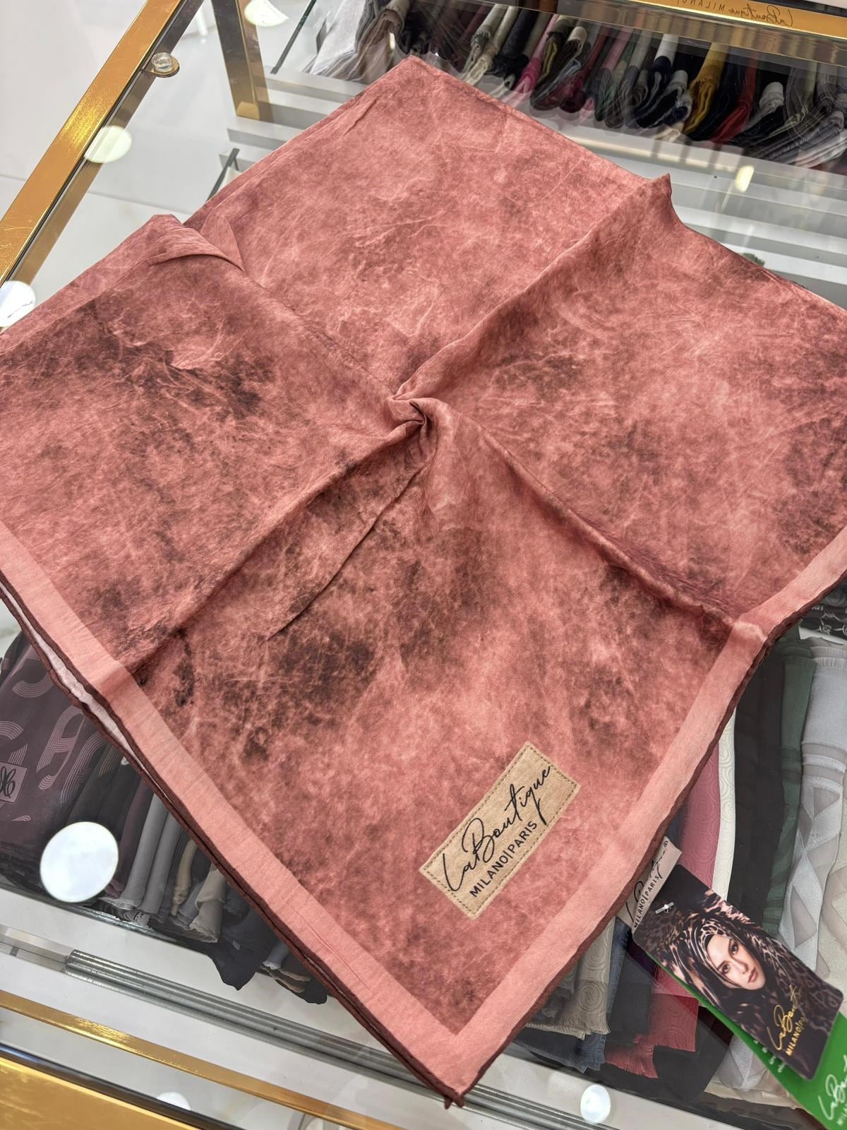 La Boutique Yeni Sezon Bulut Tek Renk Güz Yaz Serinliği Eşarp 4793