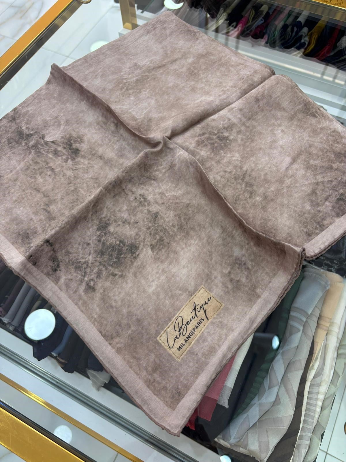 La Boutique Yeni Sezon Bulut Tek Renk Güz Yaz Serinliği Eşarp 7130