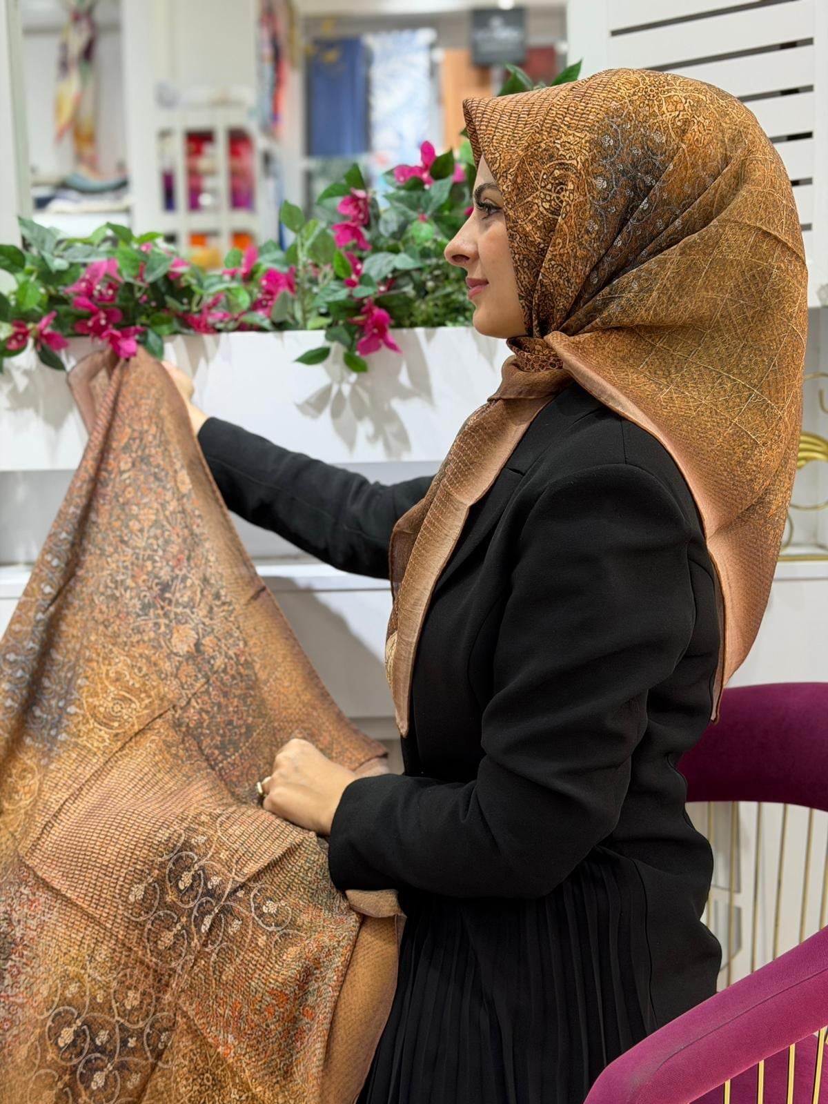 La Boutique Yeni Sezon Güz Yaz Serinliği Eşarp 02