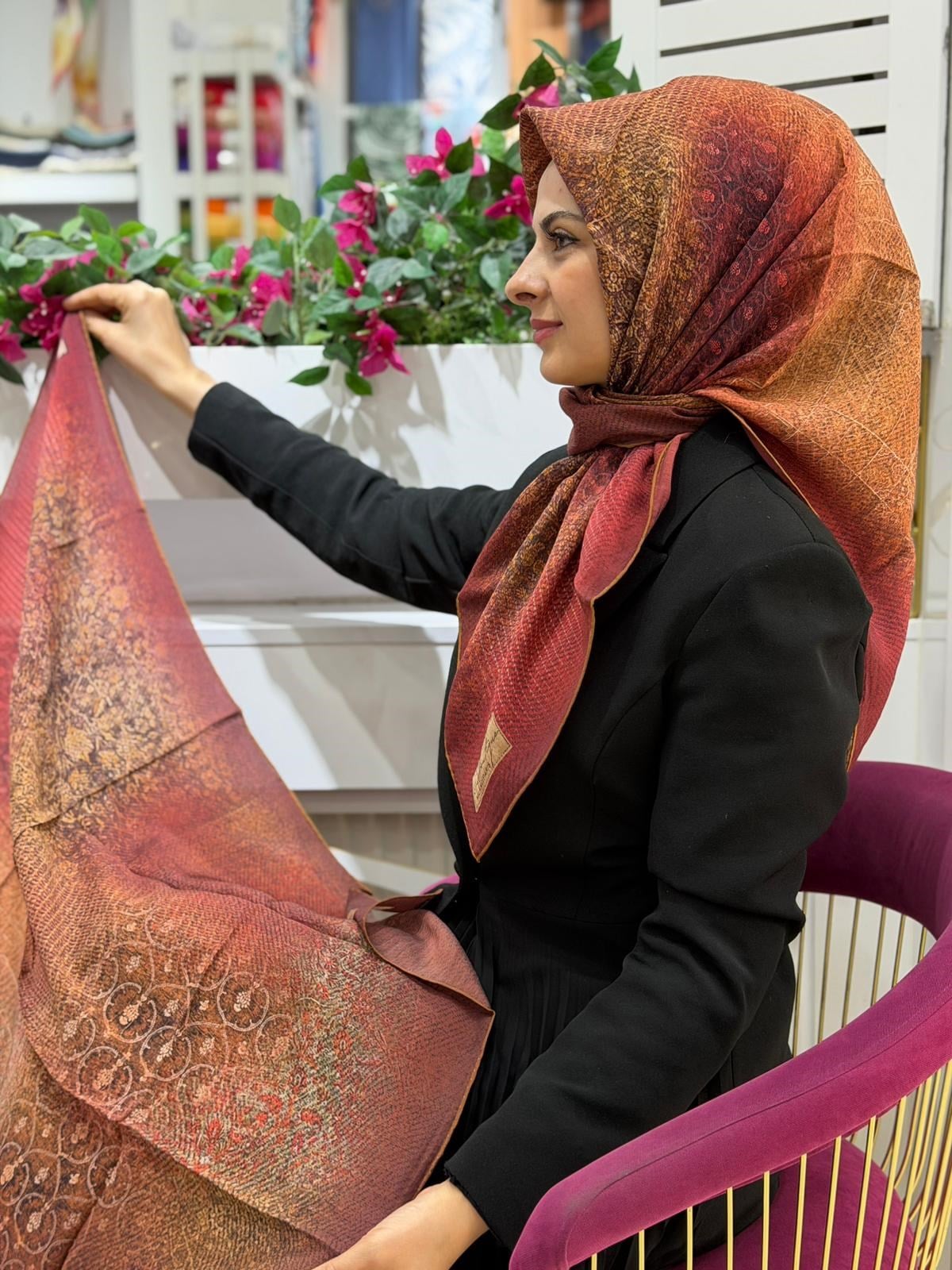 La Boutique Yeni Sezon Güz Yaz Serinliği Eşarp 01