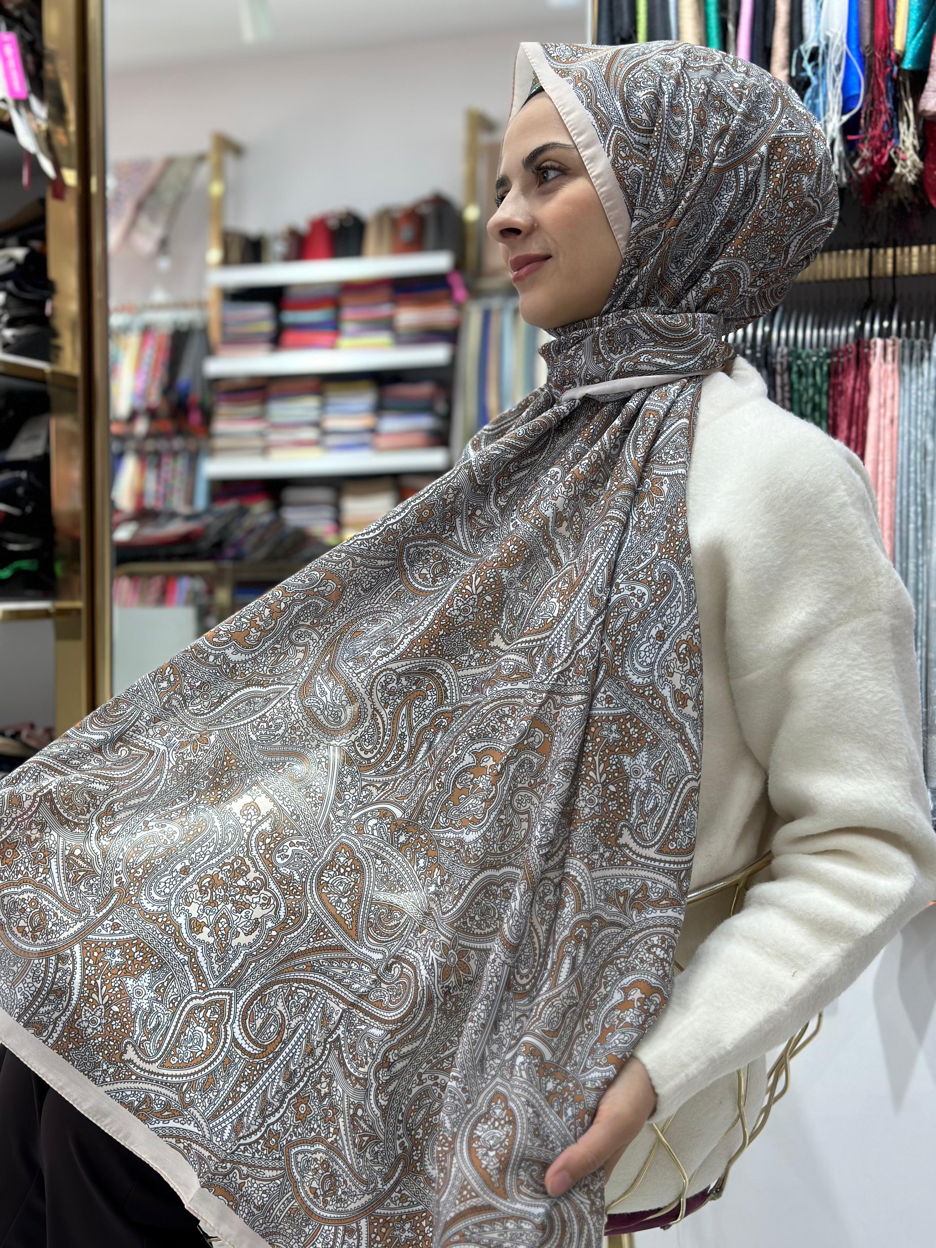 Ladure Desenli Modal Şal 01