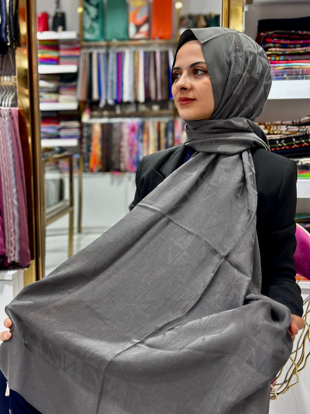 Noura Laura Lyocell Şal Füme Rengi