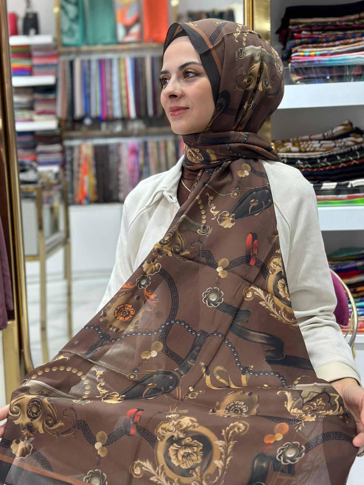 Pamuk İpek Baraque Şal 02