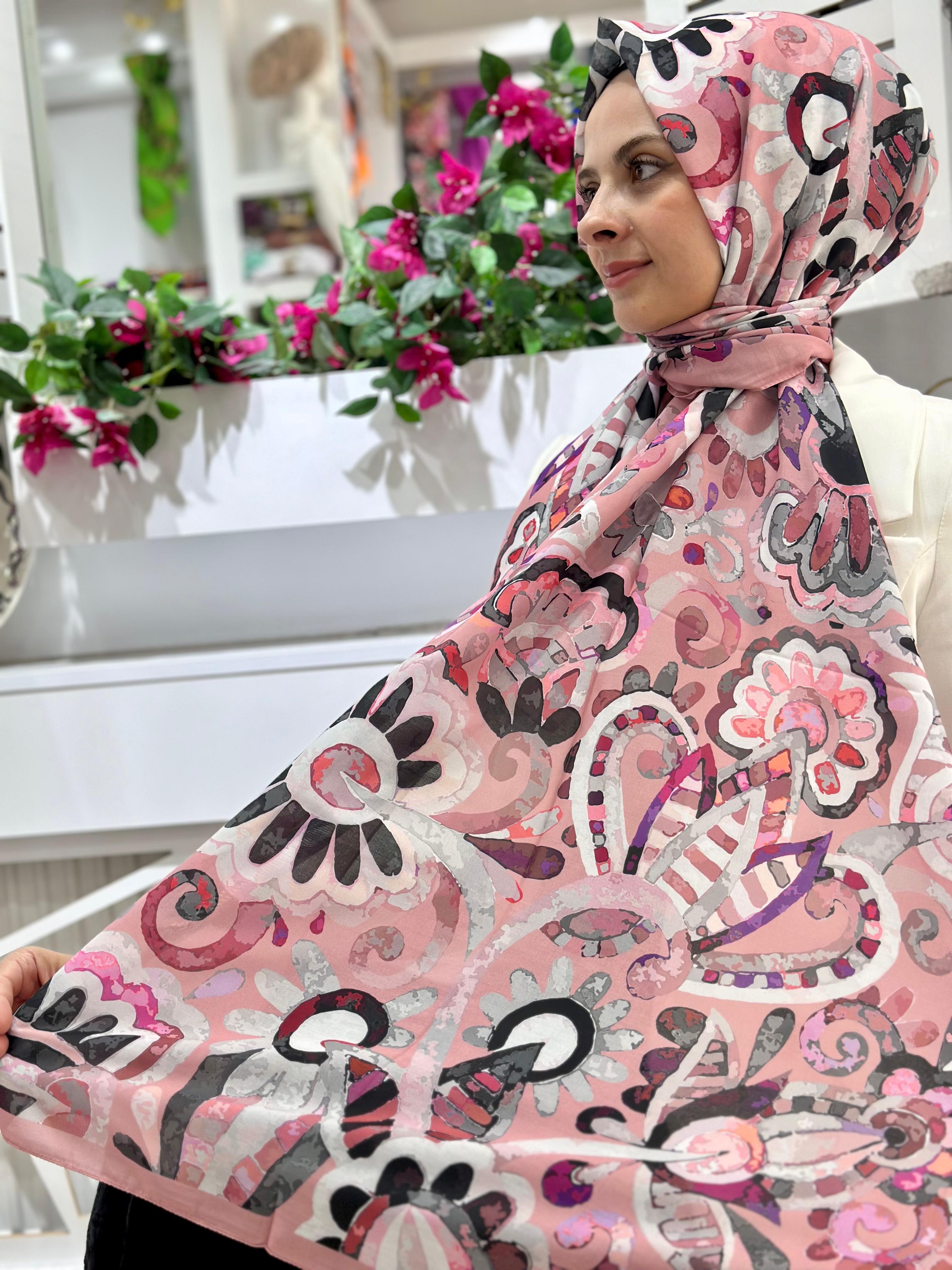 Sensitive Desenli Yaz Serinliği Şal 01